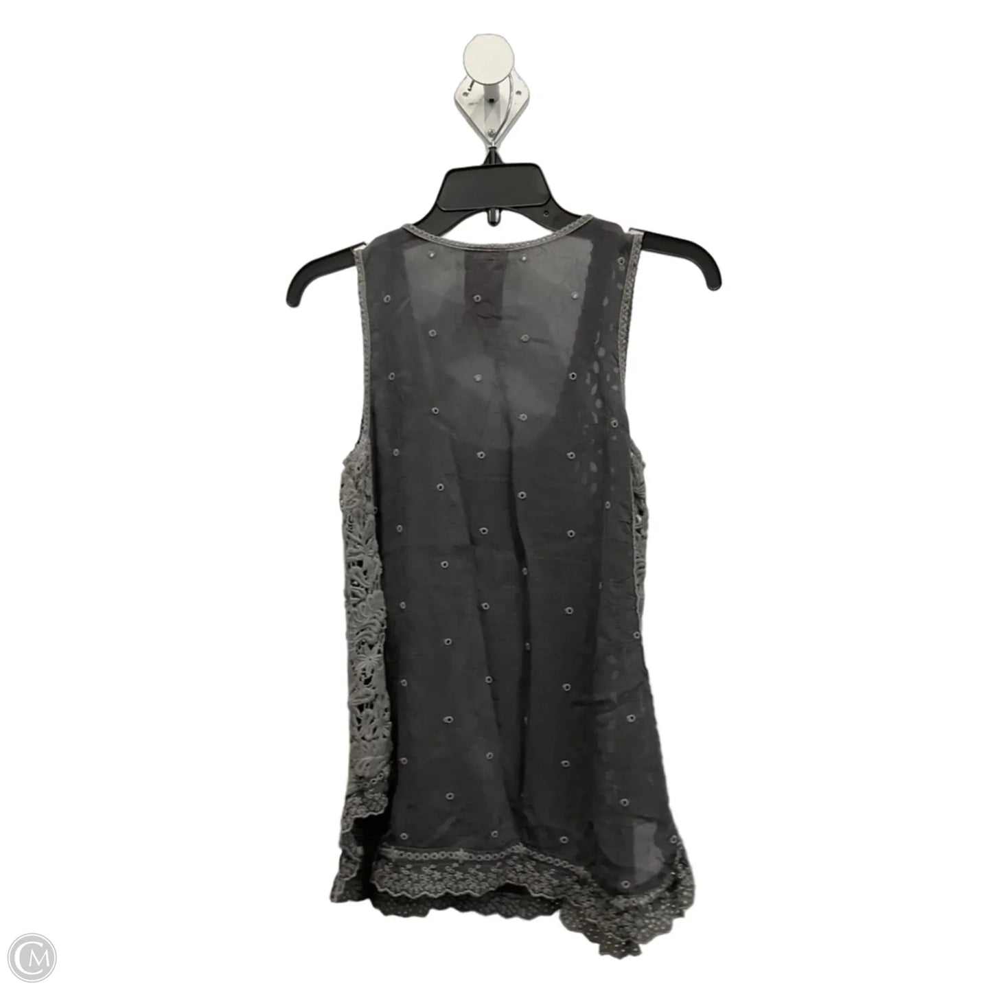 Top Sleeveless By Johnny Was In Grey, Size: Xs