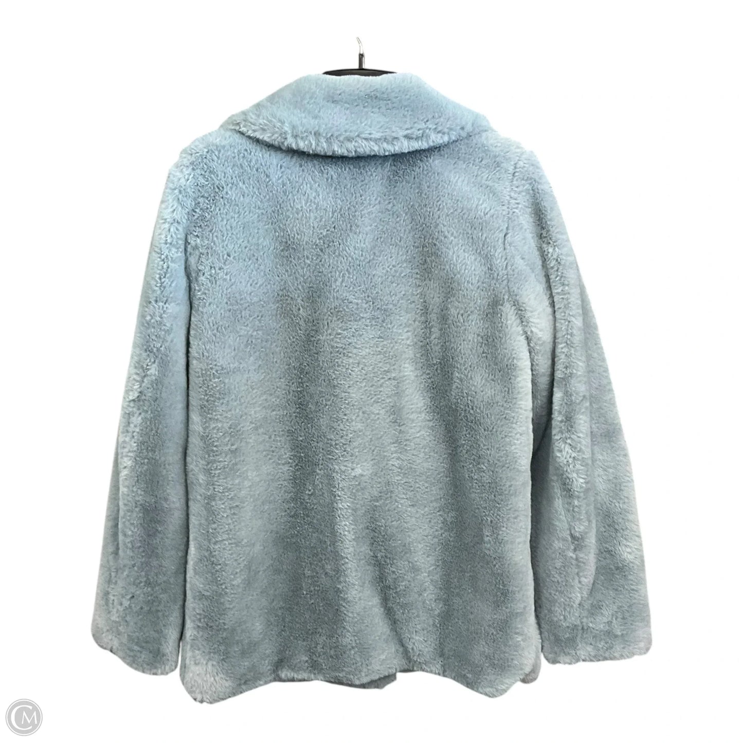 Coat Faux Fur & Sherpa By T Tahari In Grey, Size: S