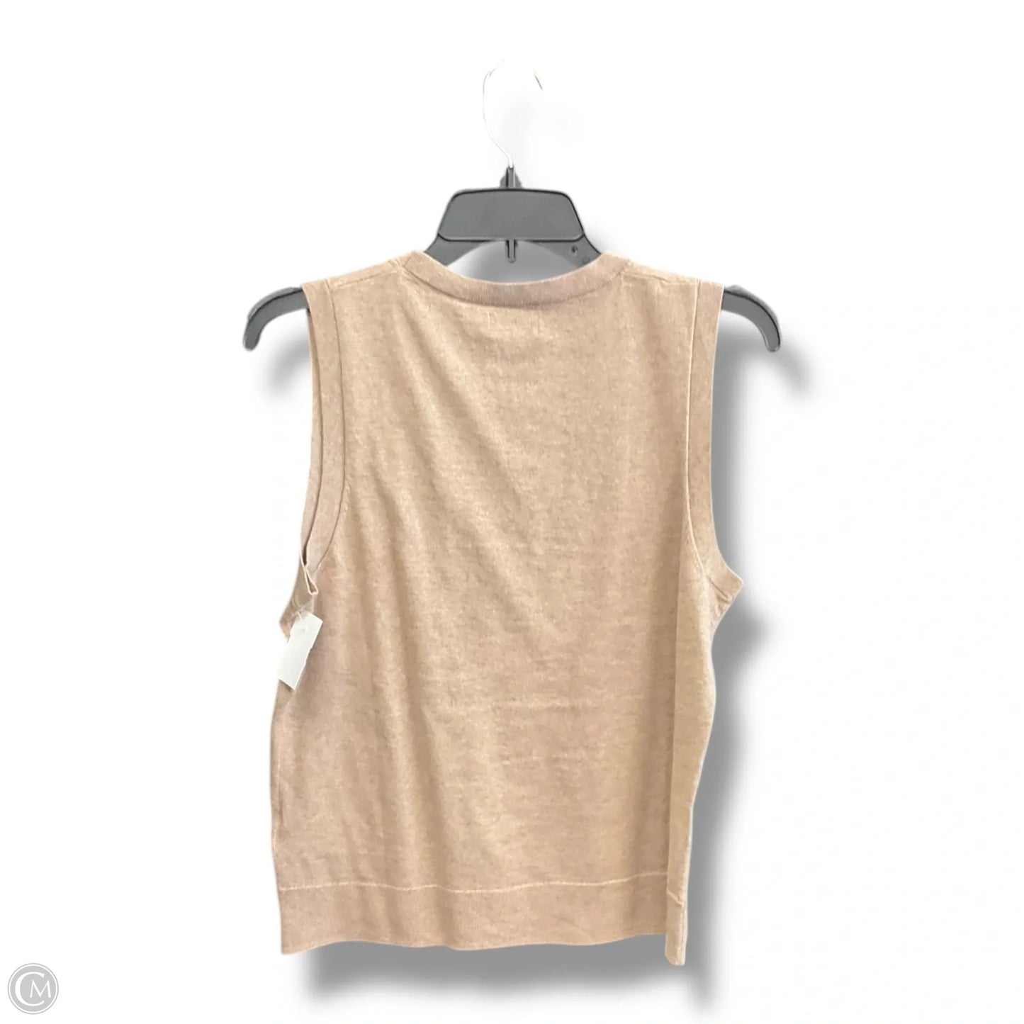 Top Sleeveless By J. Crew In Tan, Size: M