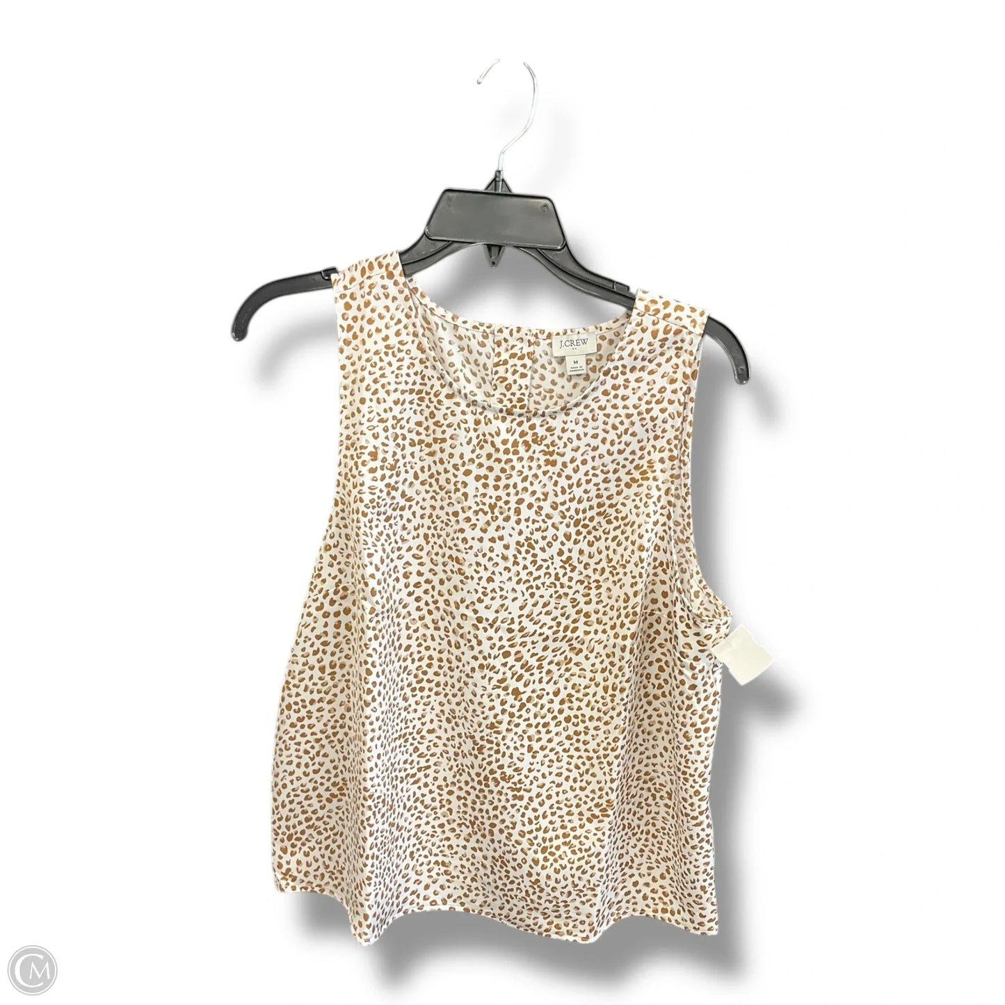 Top Sleeveless By J. Crew In Animal Print, Size: M