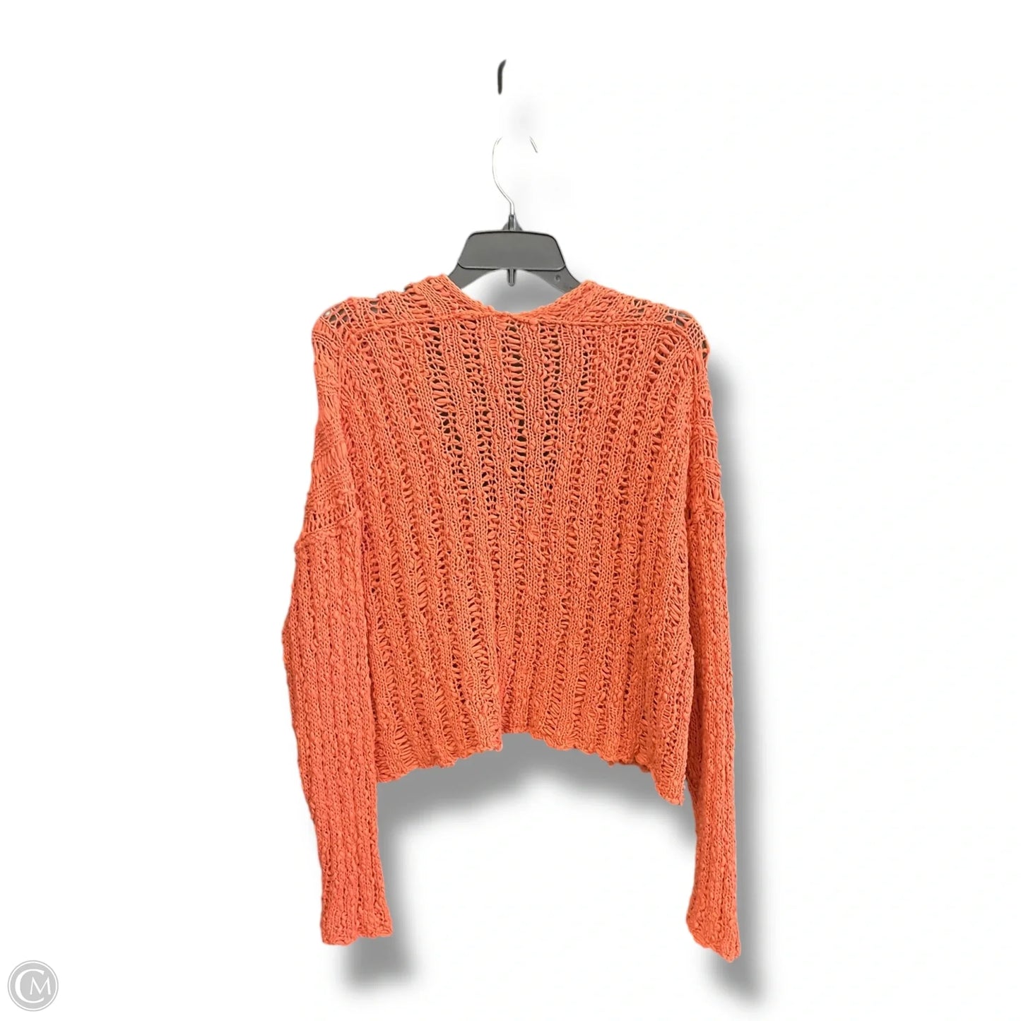 Top Long Sleeve By Free People In Orange, Size: Xs