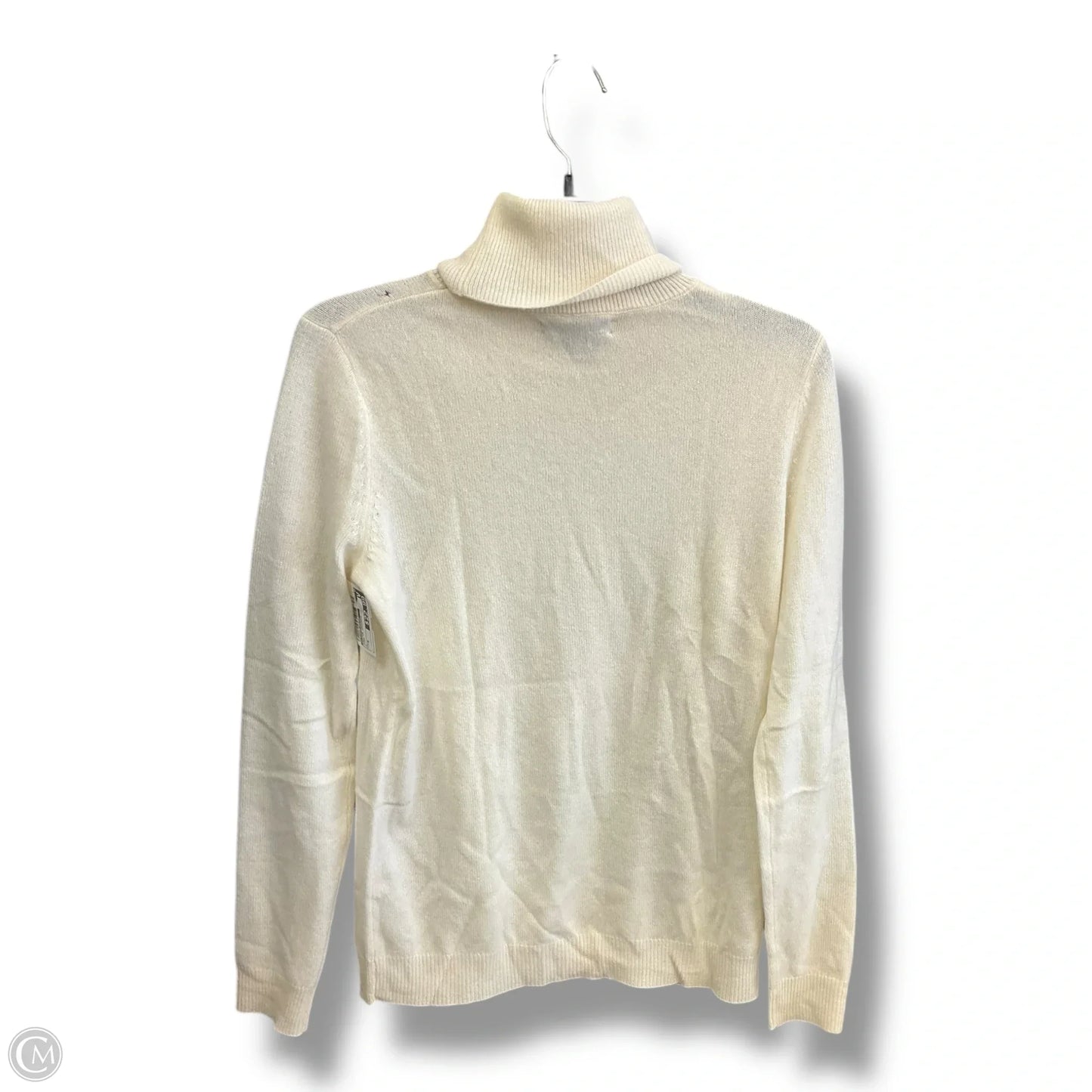 Sweater Cashmere By Bloomingdales In Ivory, Size: M
