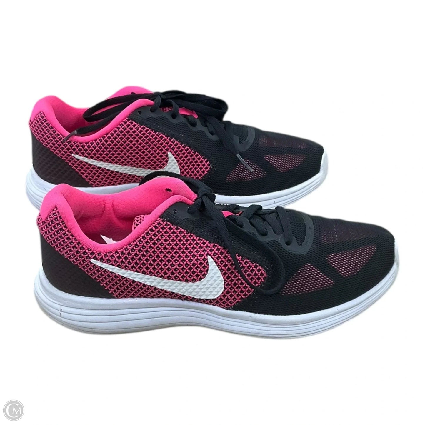 Shoes Athletic By Nike In Black & Pink, Size: 8