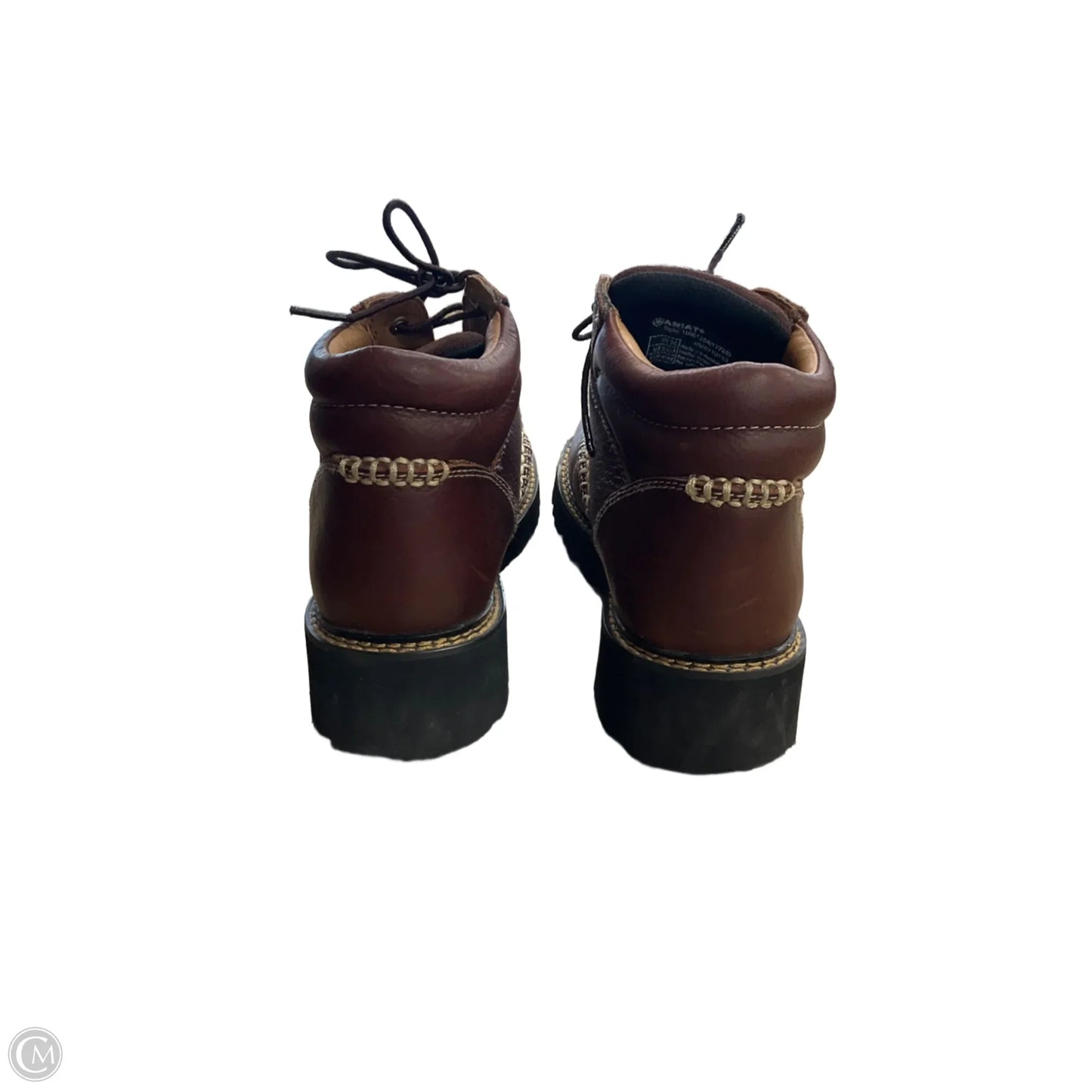Boots Leather By Ariat In Brown, Size: 9