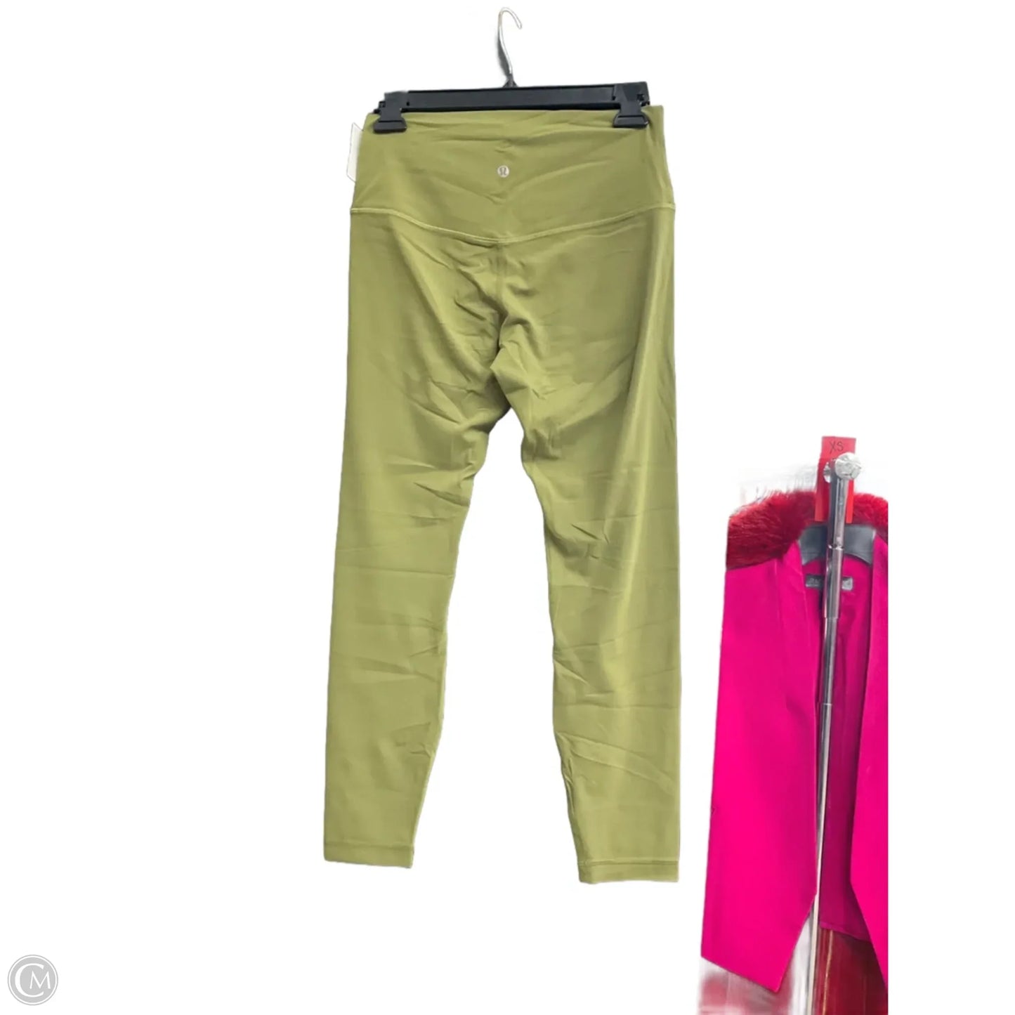 Athletic Leggings By Lululemon In Green, Size: M