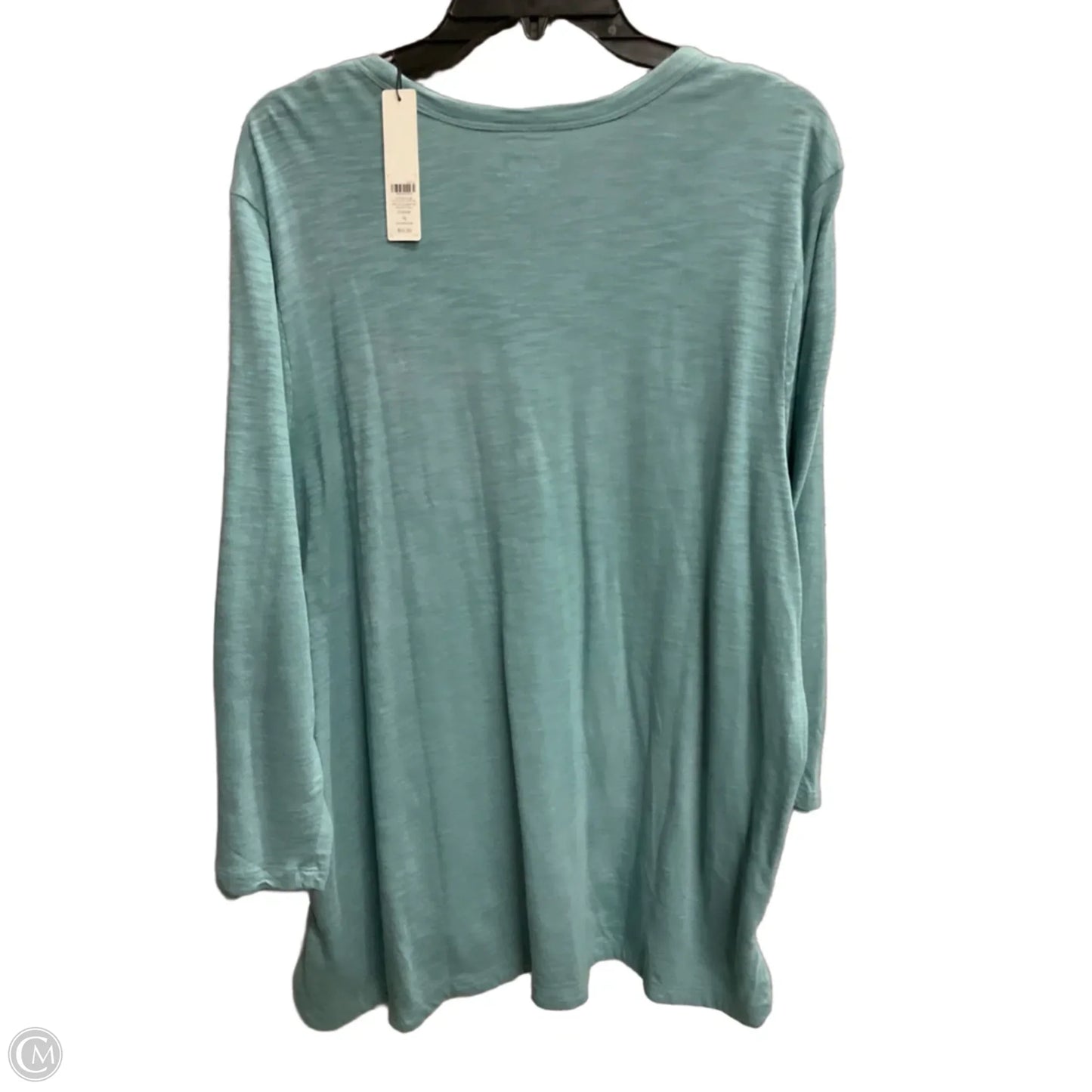 Top Long Sleeve By Chicos In Blue, Size: Xxl