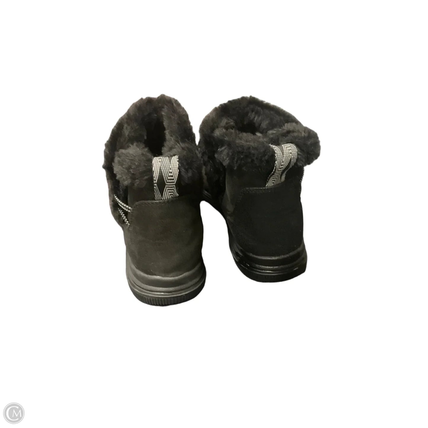 Boots Ankle Flats By Clarks In Black, Size: 11