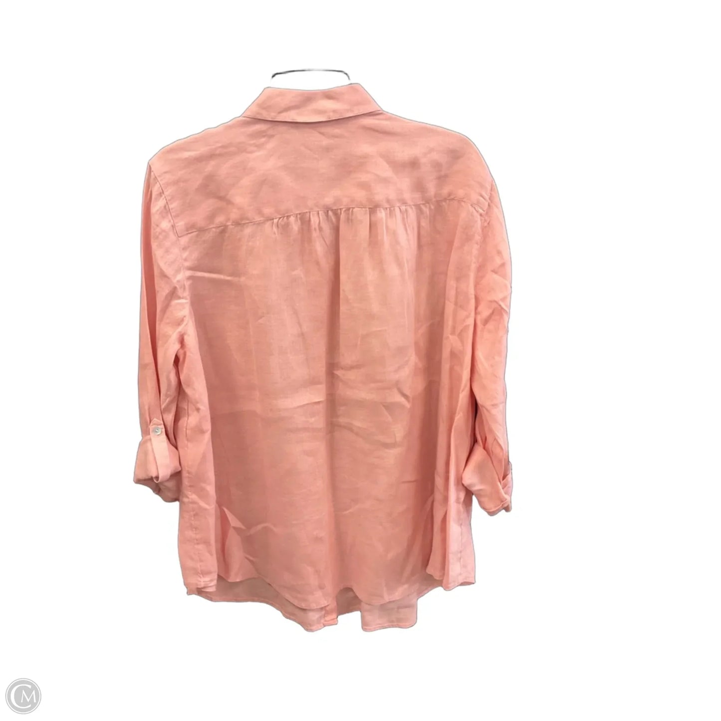 Blouse Long Sleeve By J. Jill In Pink, Size: Xl