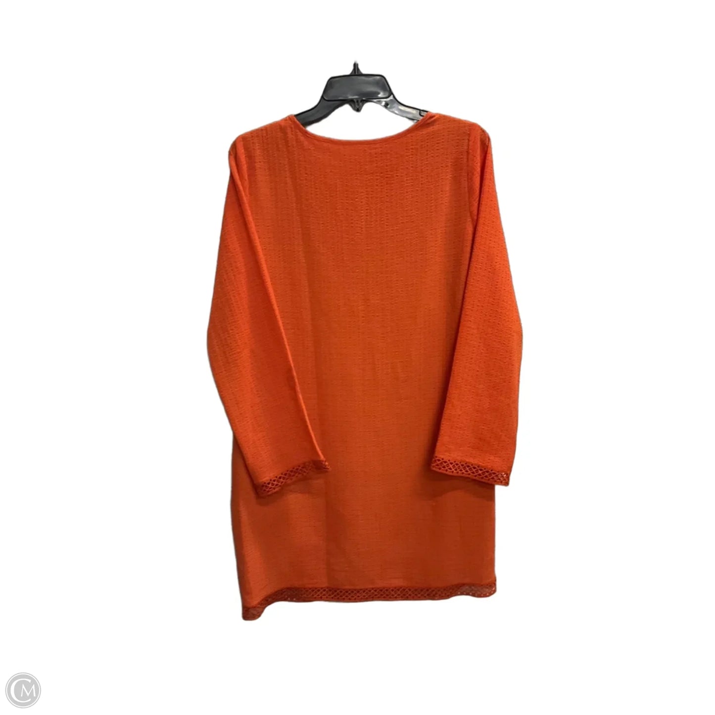 Dress Casual Midi By Michael By Michael Kors In Orange, Size: S