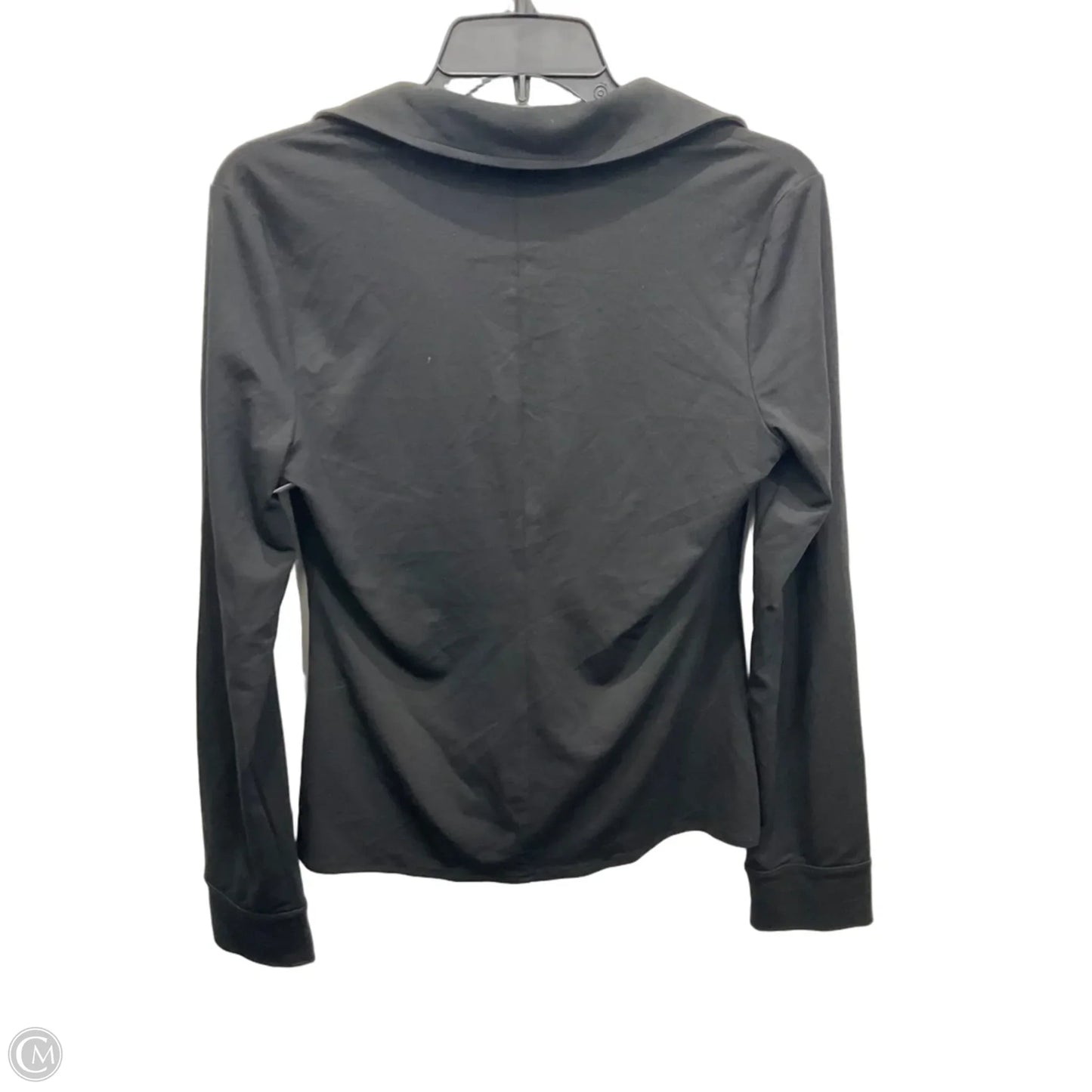 Top Long Sleeve By Banana Republic In Black, Size: S