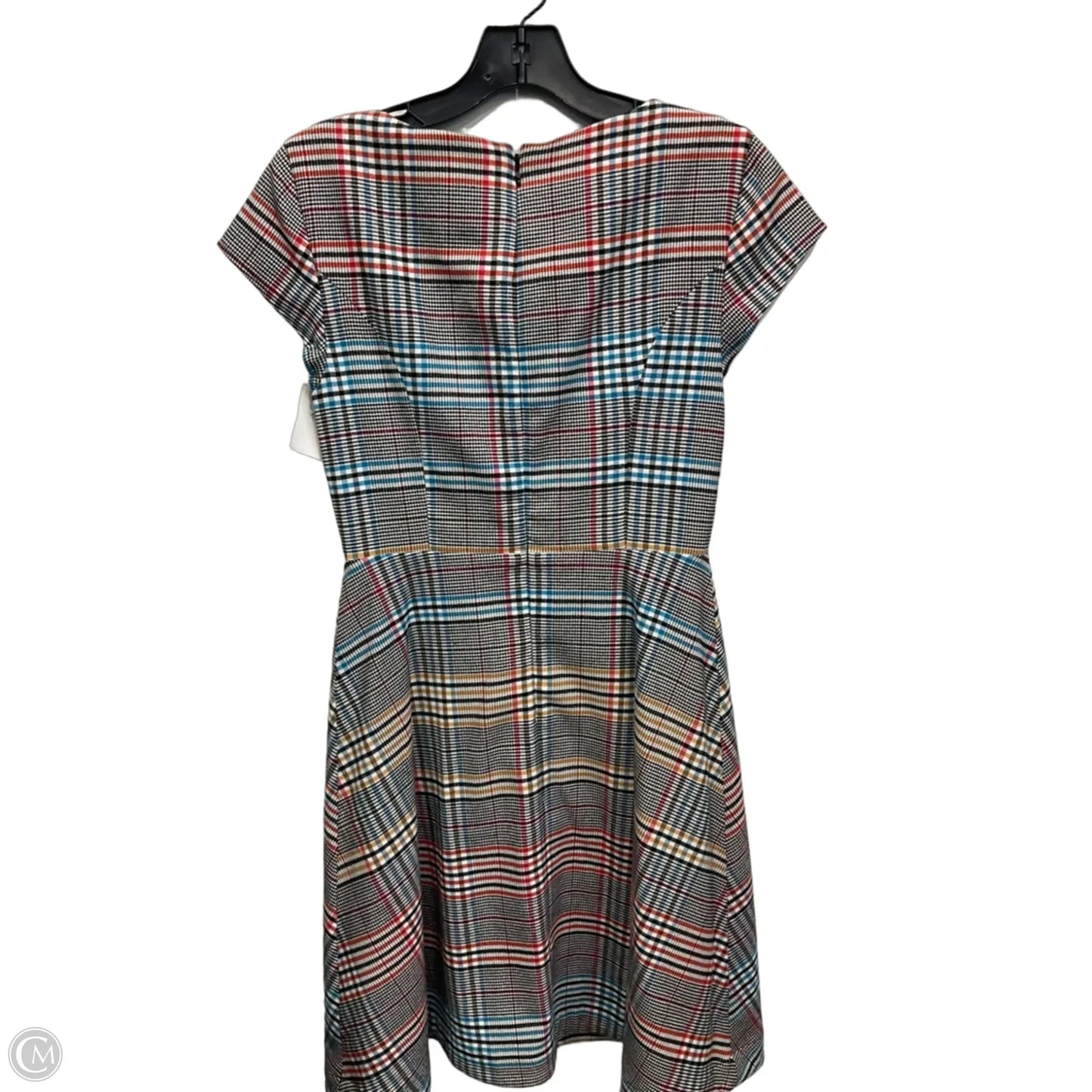 Dress Casual Midi By Anthropologie In Plaid Pattern, Size: Xs