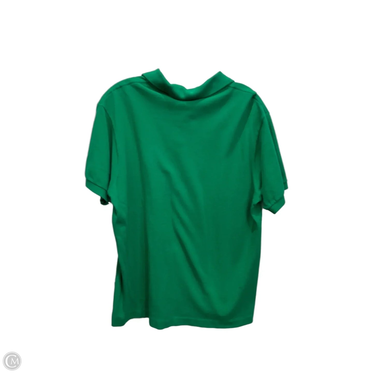 Top Short Sleeve By Lacoste In Green, Size: S