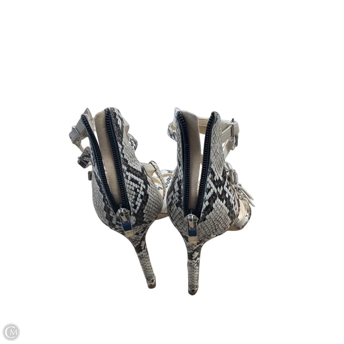 Shoes Heels Stiletto By Nine West In Snakeskin Print, Size: 8