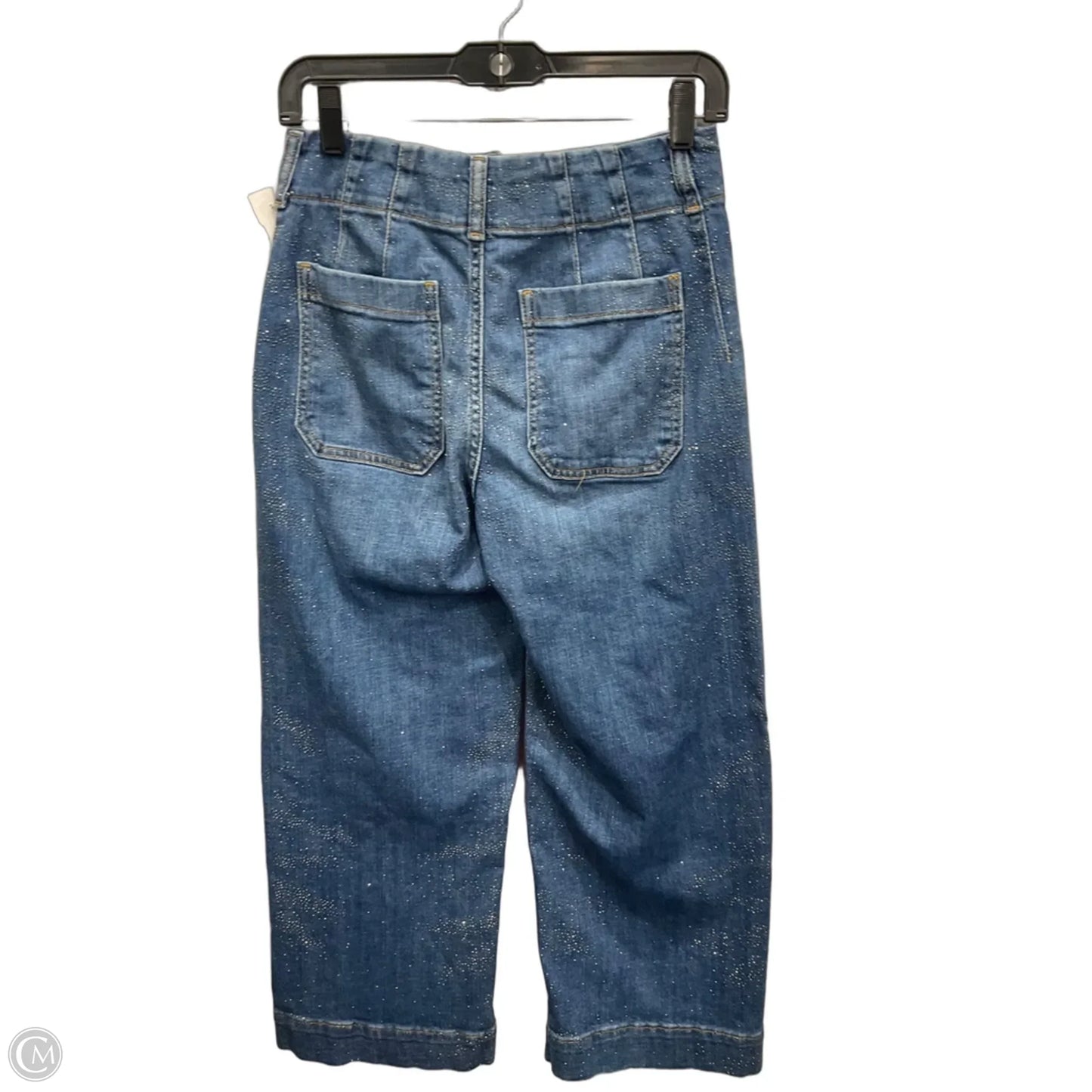 Jeans Cropped By Maeve In Blue Denim, Size: 4