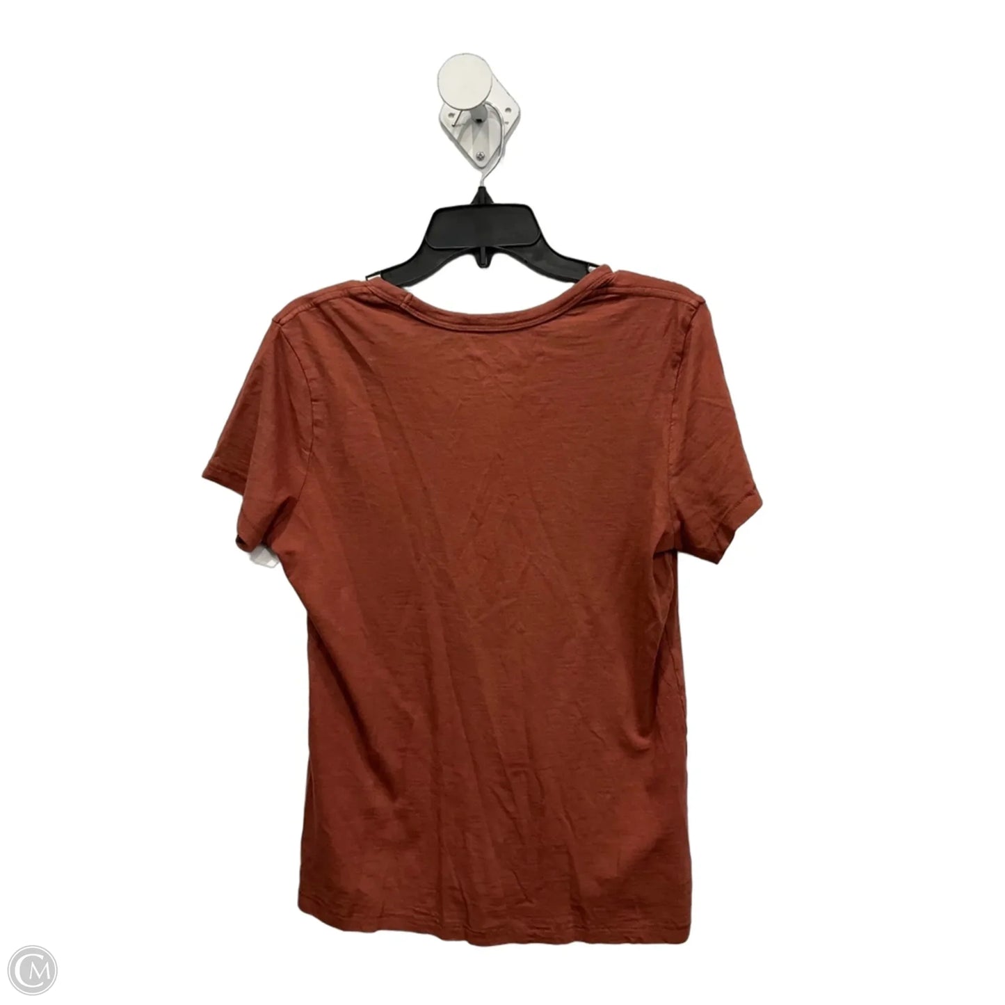Top Short Sleeve By Universal Thread In Brown, Size: M