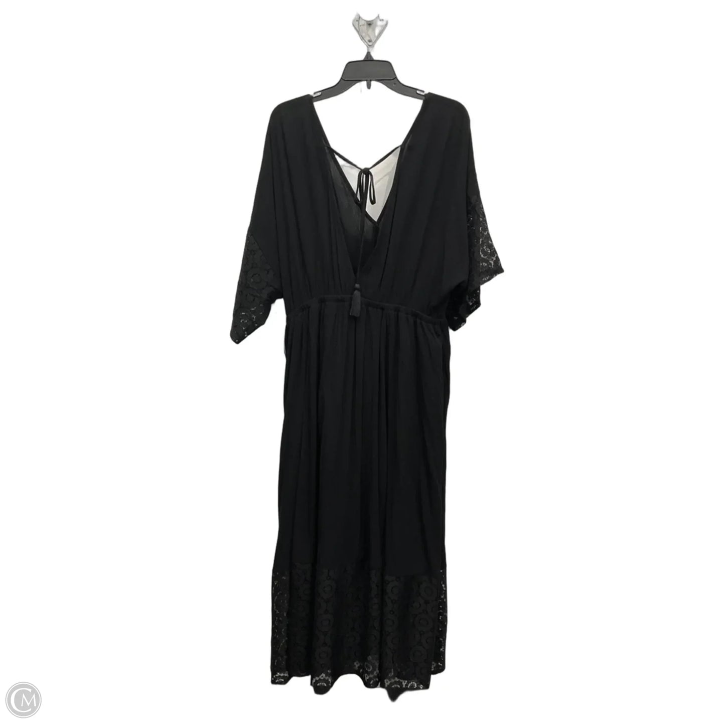 Dress Casual Maxi By Clothes Mentor In Black, Size: 1x