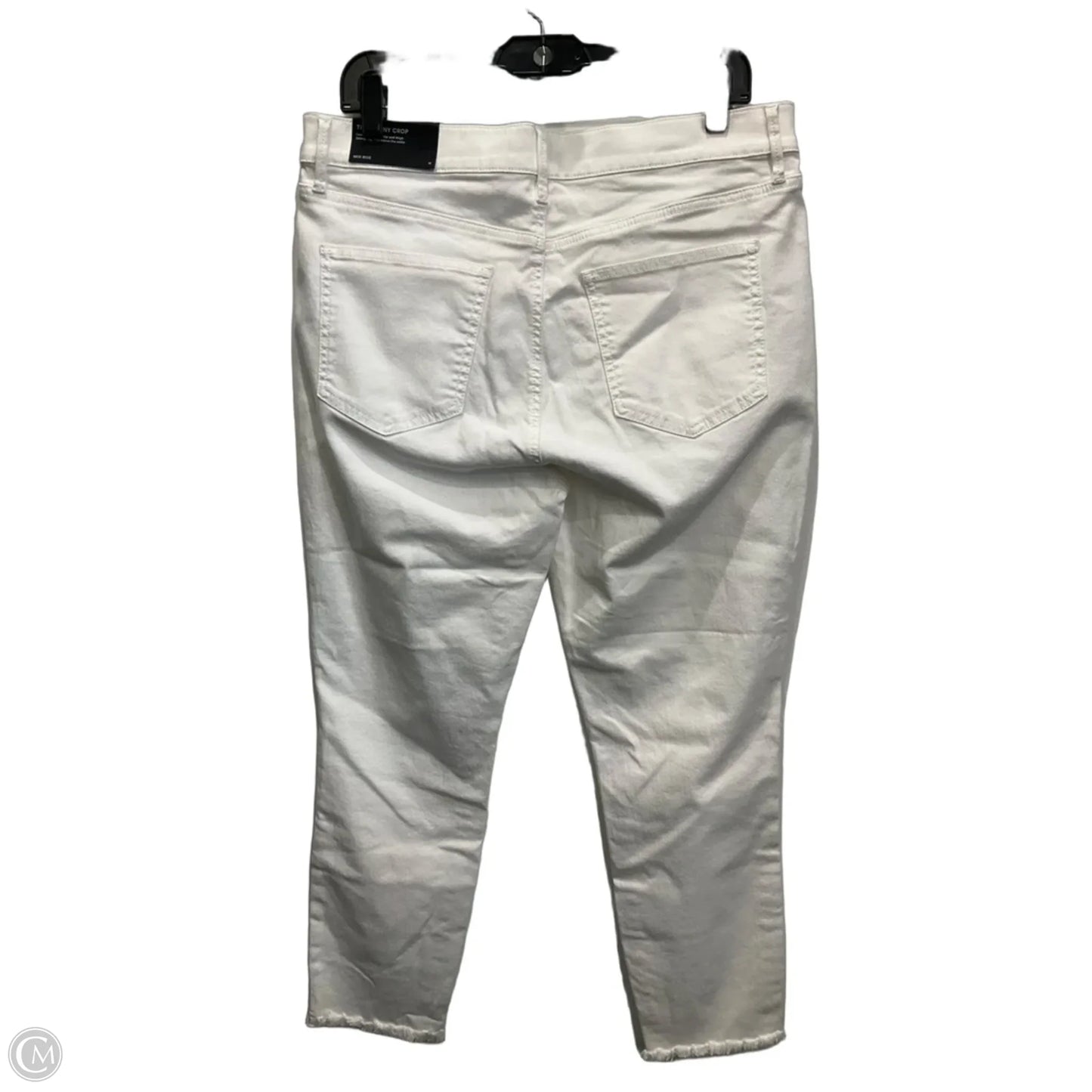 Jeans Skinny By Ann Taylor In White Denim, Size: 12