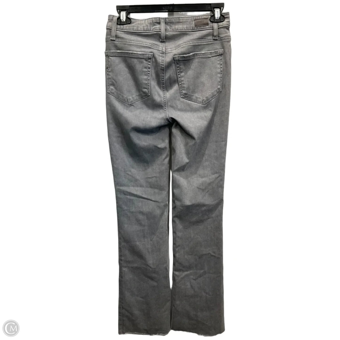 Jeans Straight By Paige In Grey Denim, Size: 4
