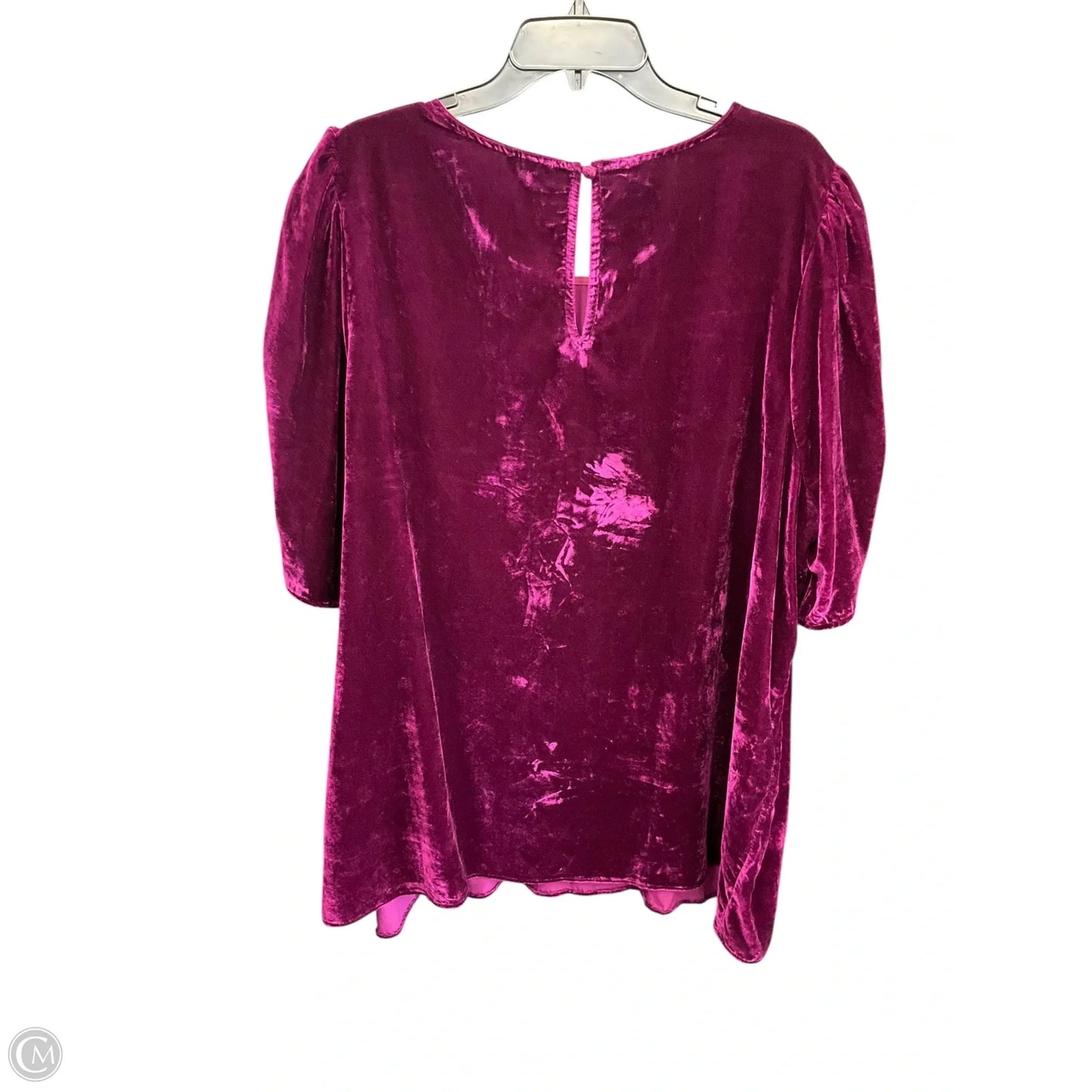 Top Short Sleeve By Torrid In Maroon, Size: 3x