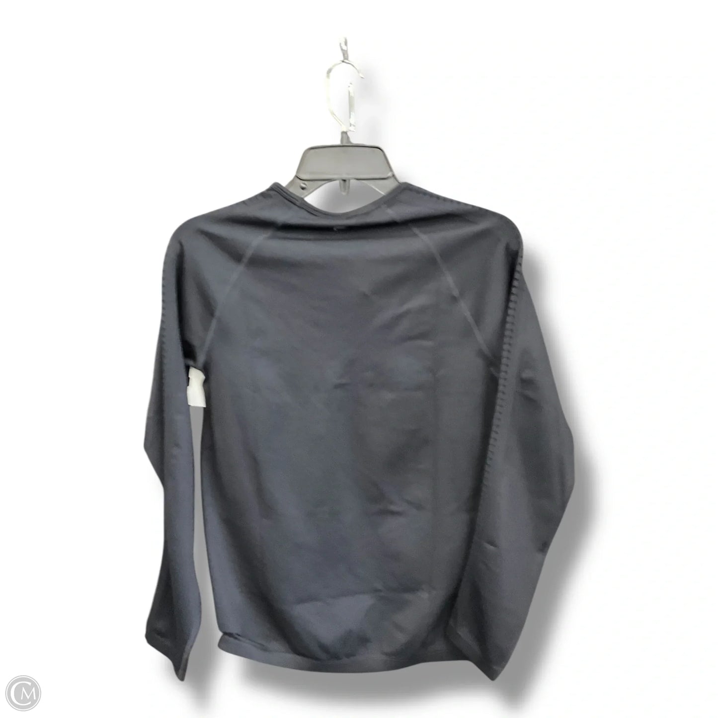 Athletic Top Long Sleeve Collar By Fabletics In Black, Size: M