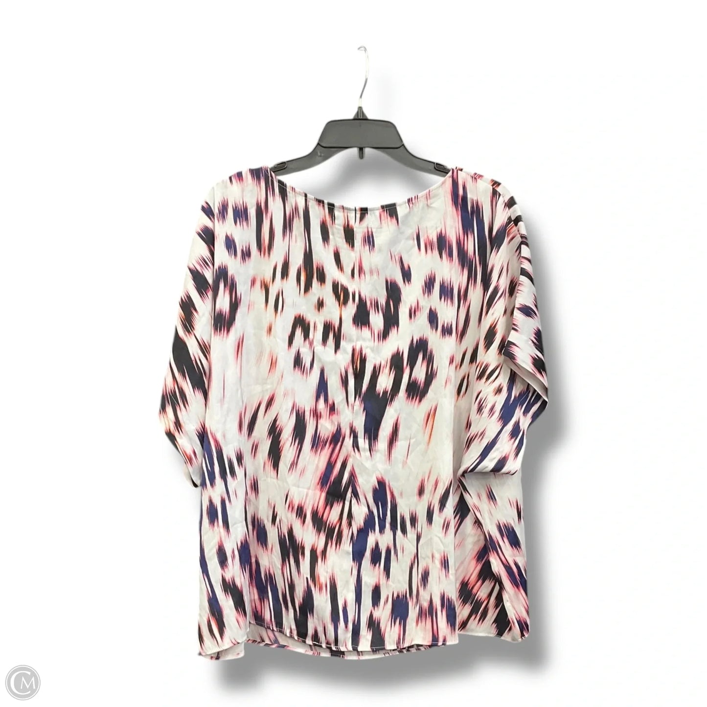 Top Short Sleeve By Jennifer Lopez In Multi-colored, Size: 1x