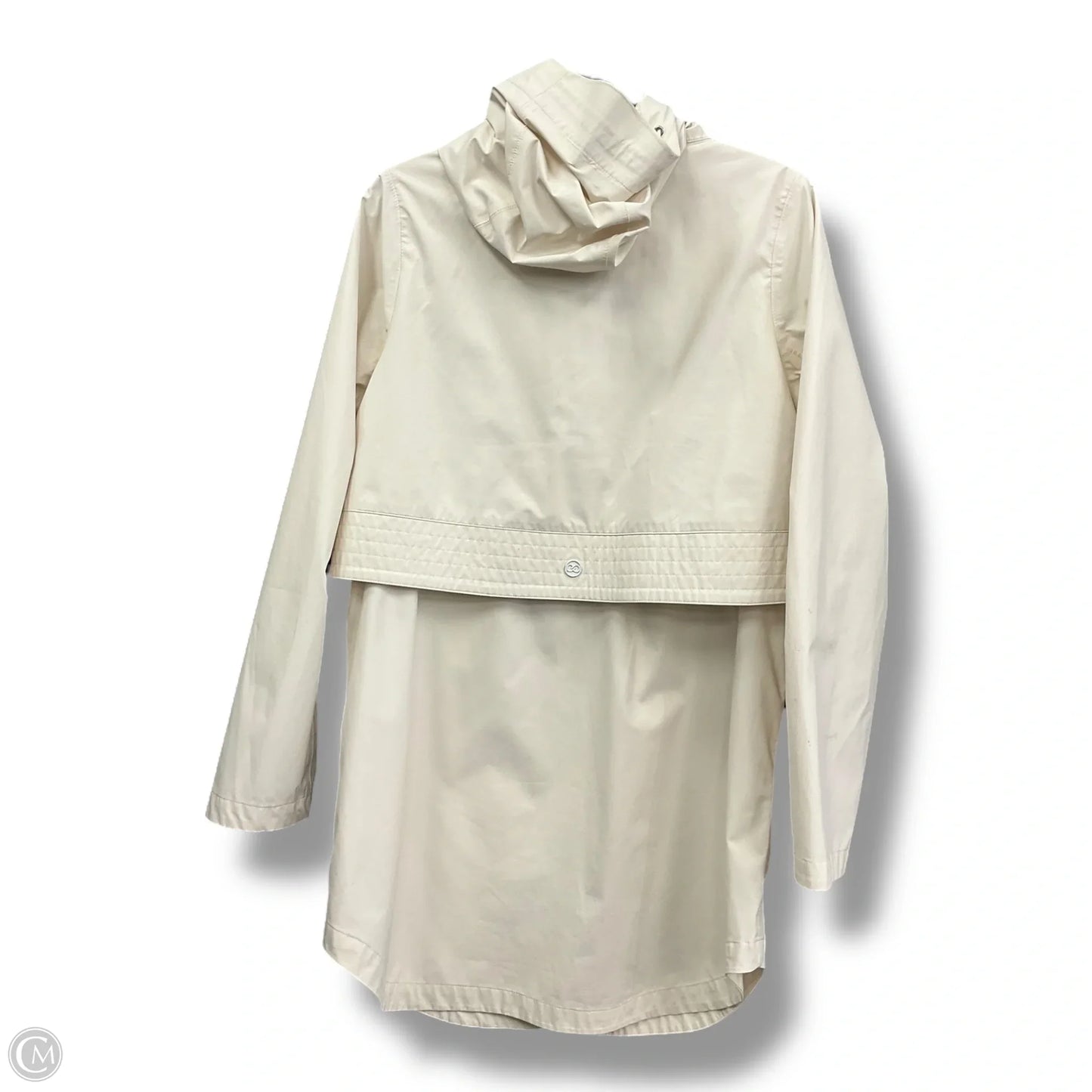 Coat Raincoat By Calia In Cream, Size: S