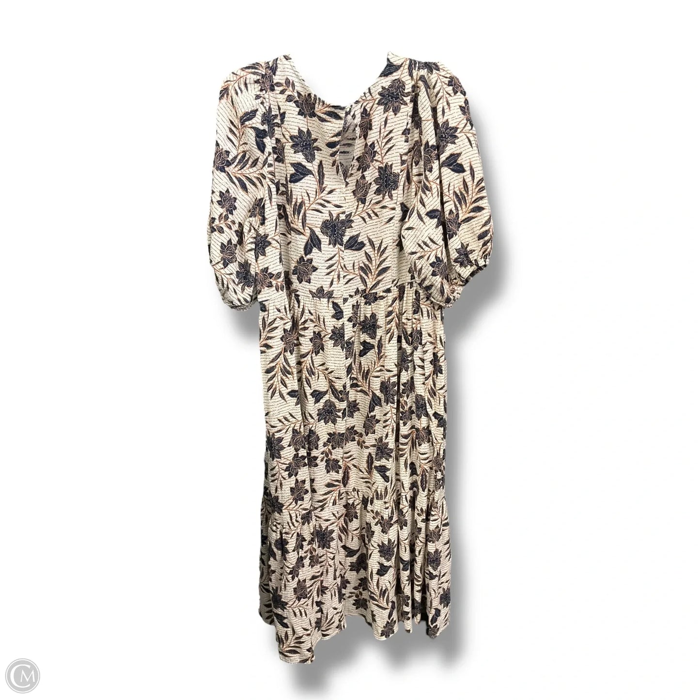 Dress Casual Midi By Eloquii In Multi-colored, Size: 1x