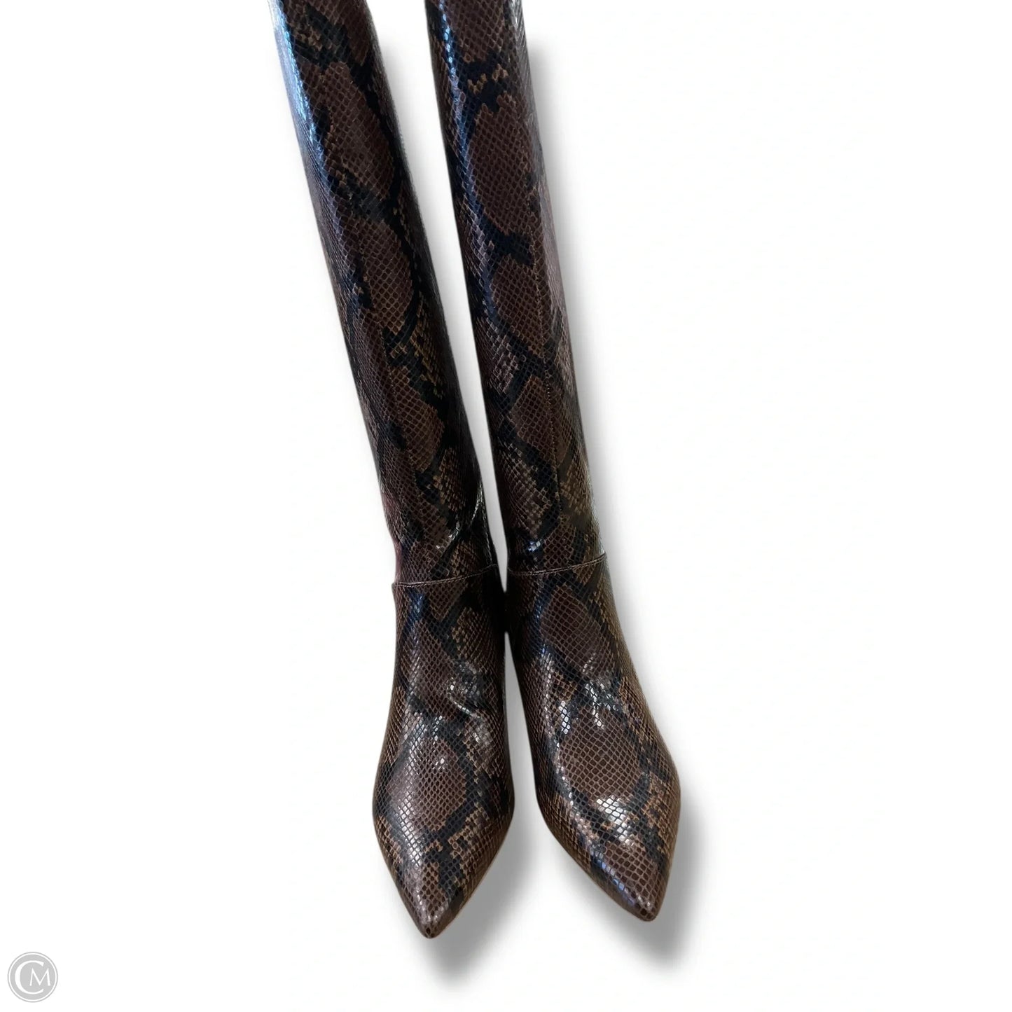 Boots Mid-calf Heels By Jessica Simpson In Animal Print, Size: 8