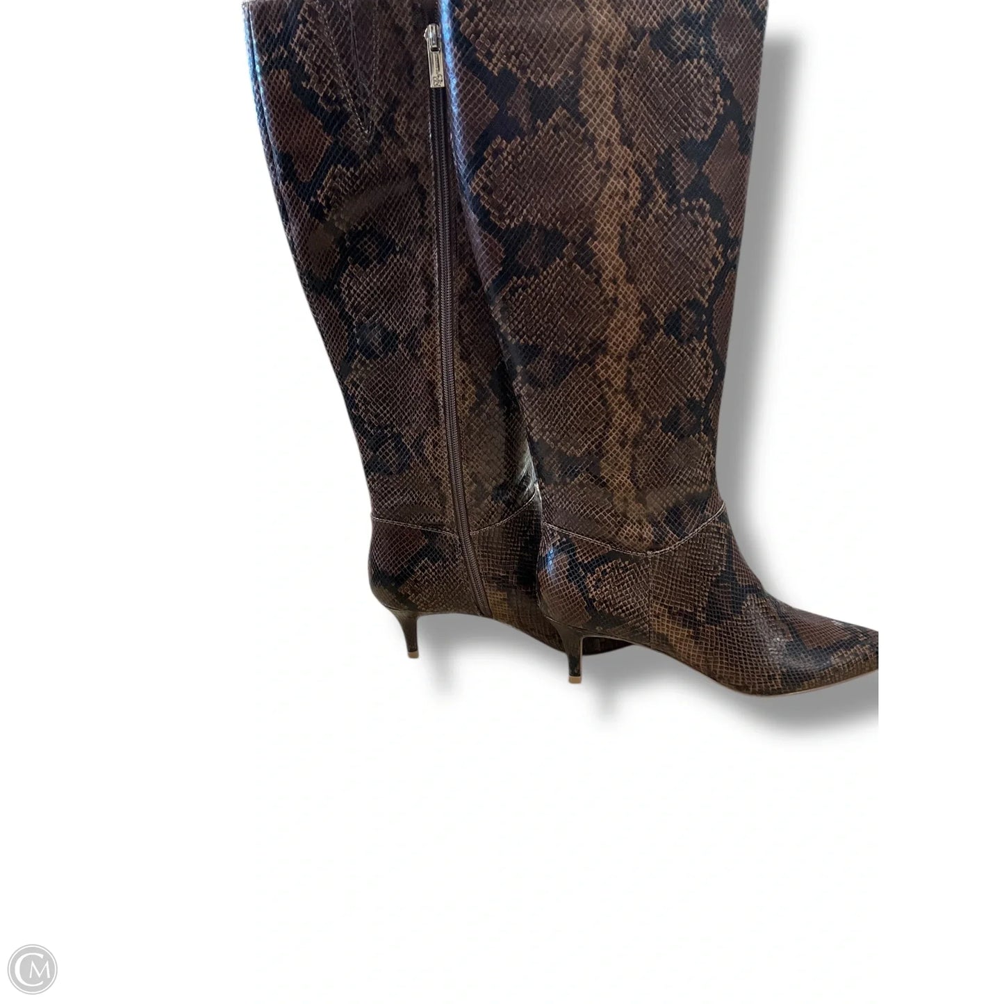 Boots Mid-calf Heels By Jessica Simpson In Animal Print, Size: 8