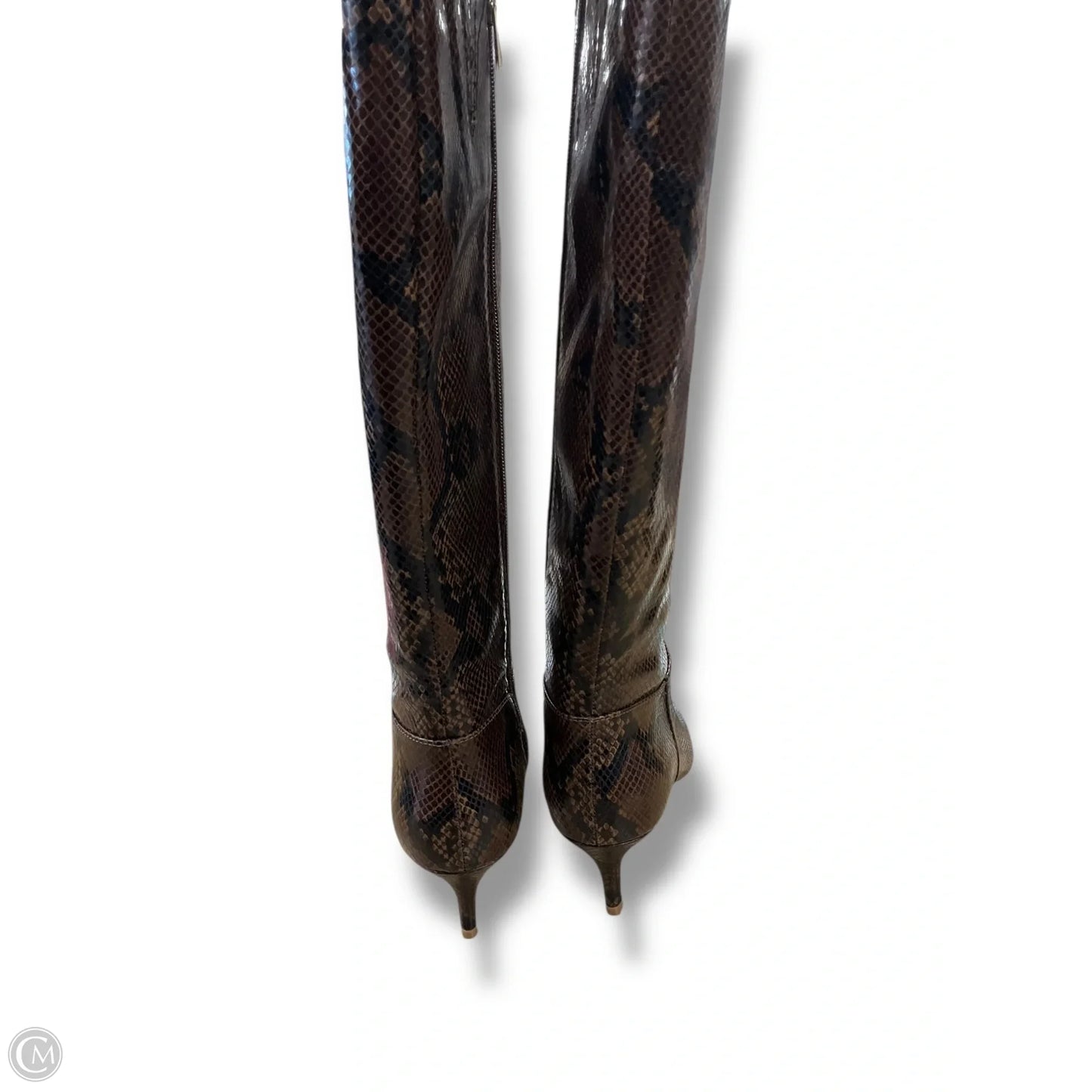 Boots Mid-calf Heels By Jessica Simpson In Animal Print, Size: 8