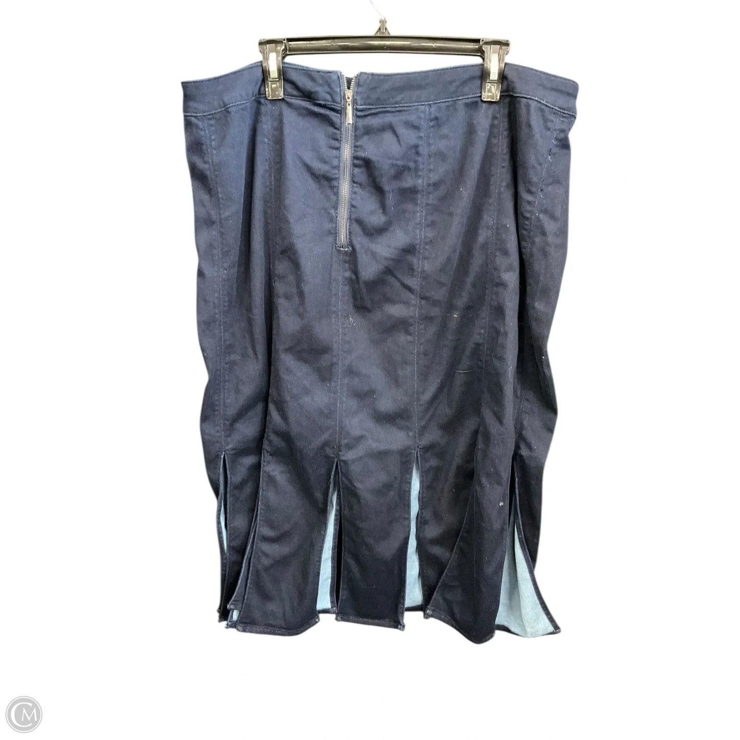 Skirt Maxi By Lane Bryant In Blue Denim, Size: 20