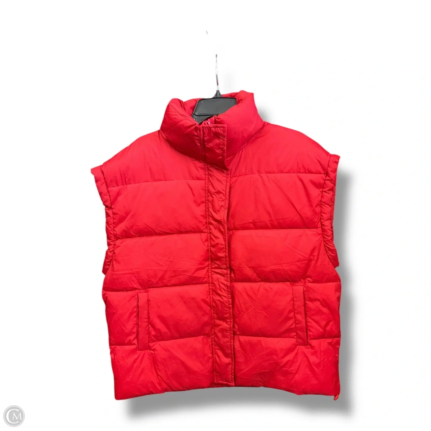 Vest Puffer & Quilted By Clothes Mentor In Red, Size: Xl
