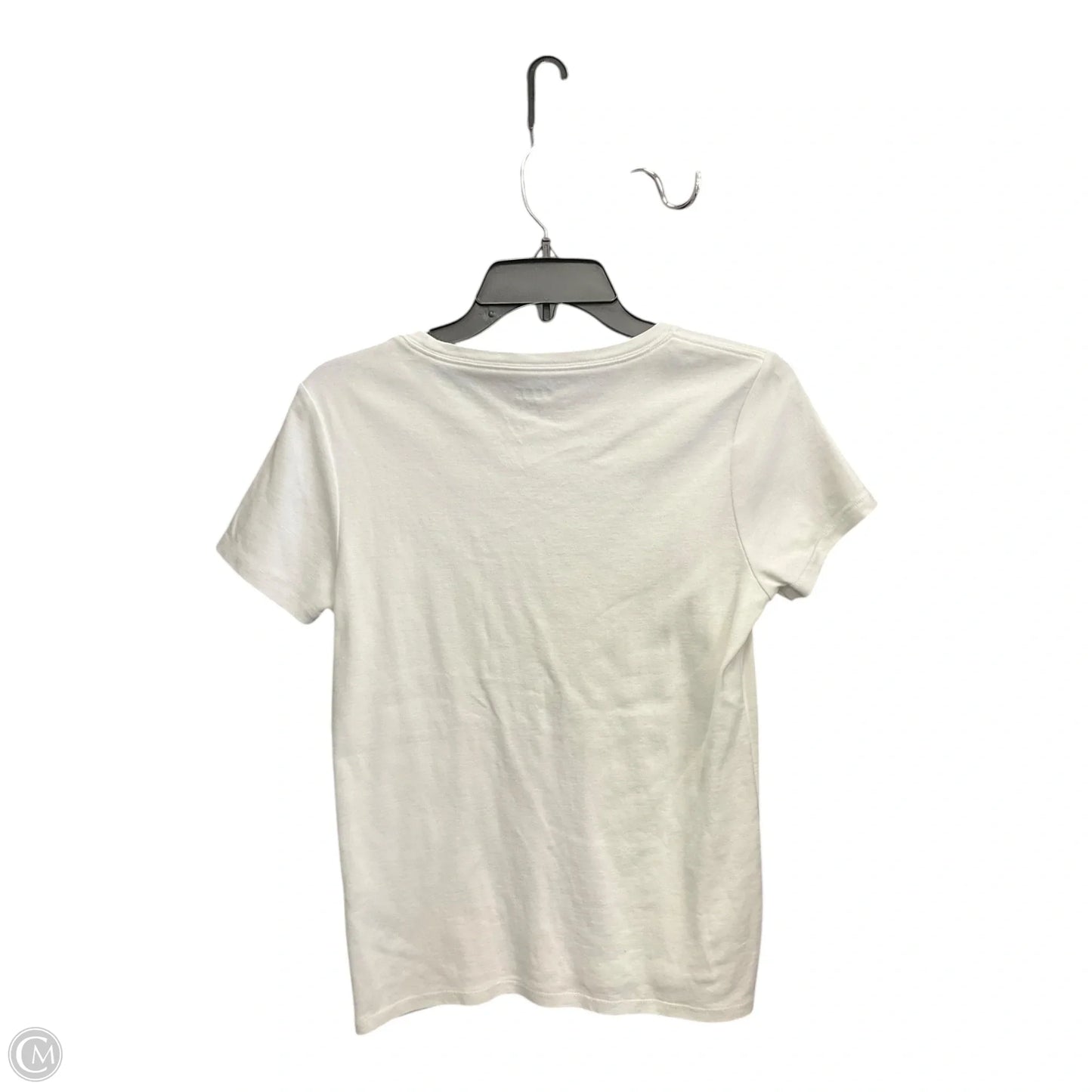 Top Short Sleeve Basic By Dkny In White, Size: M