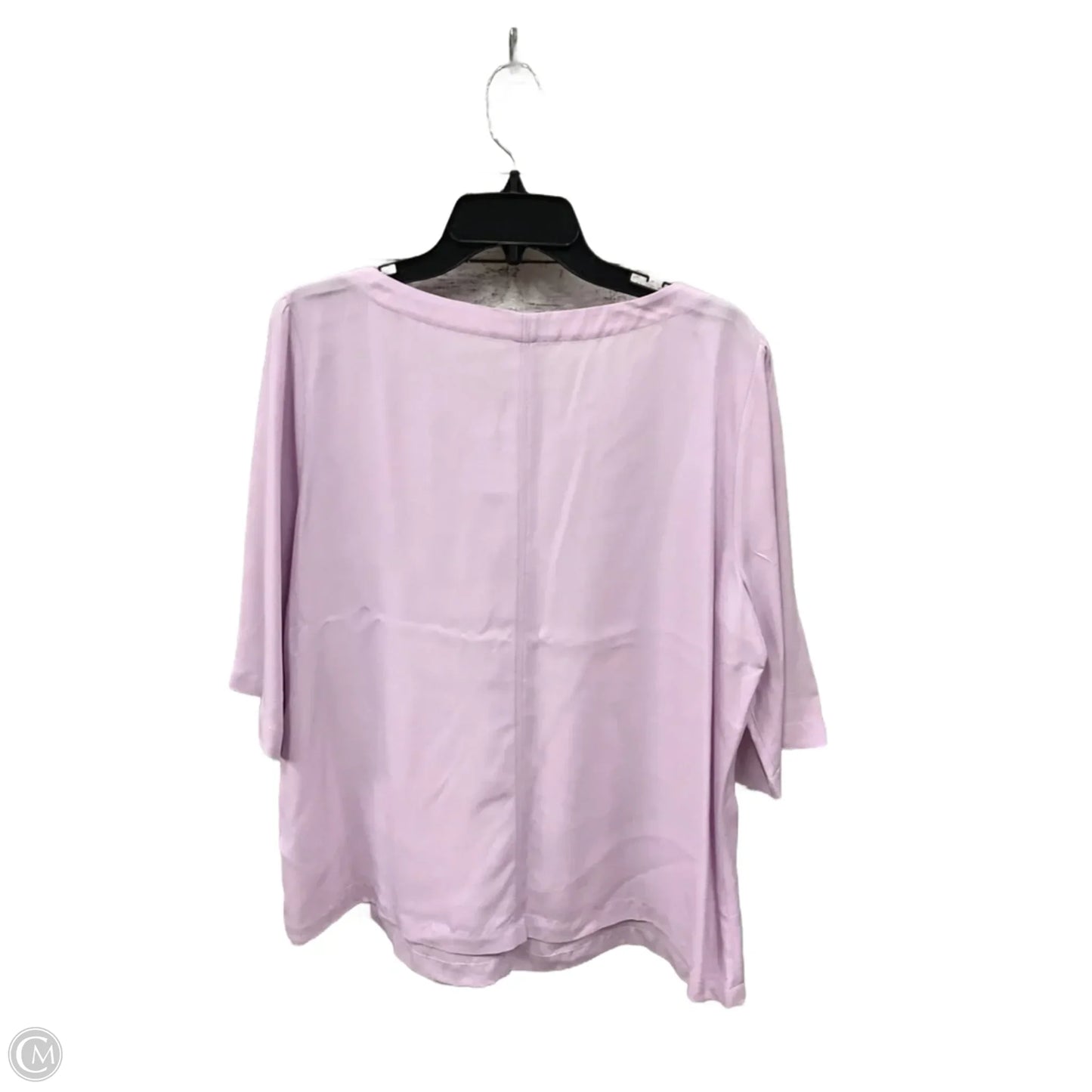 Top 3/4 Sleeve By Banana Republic In Purple, Size: Xl
