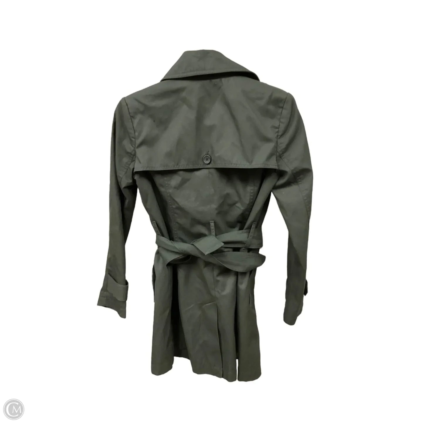 Coat Peacoat By Banana Republic In Green, Size: Xs