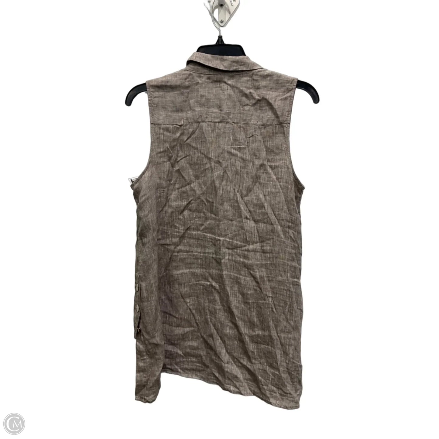 Blouse Sleeveless By J. Jill In Brown, Size: S