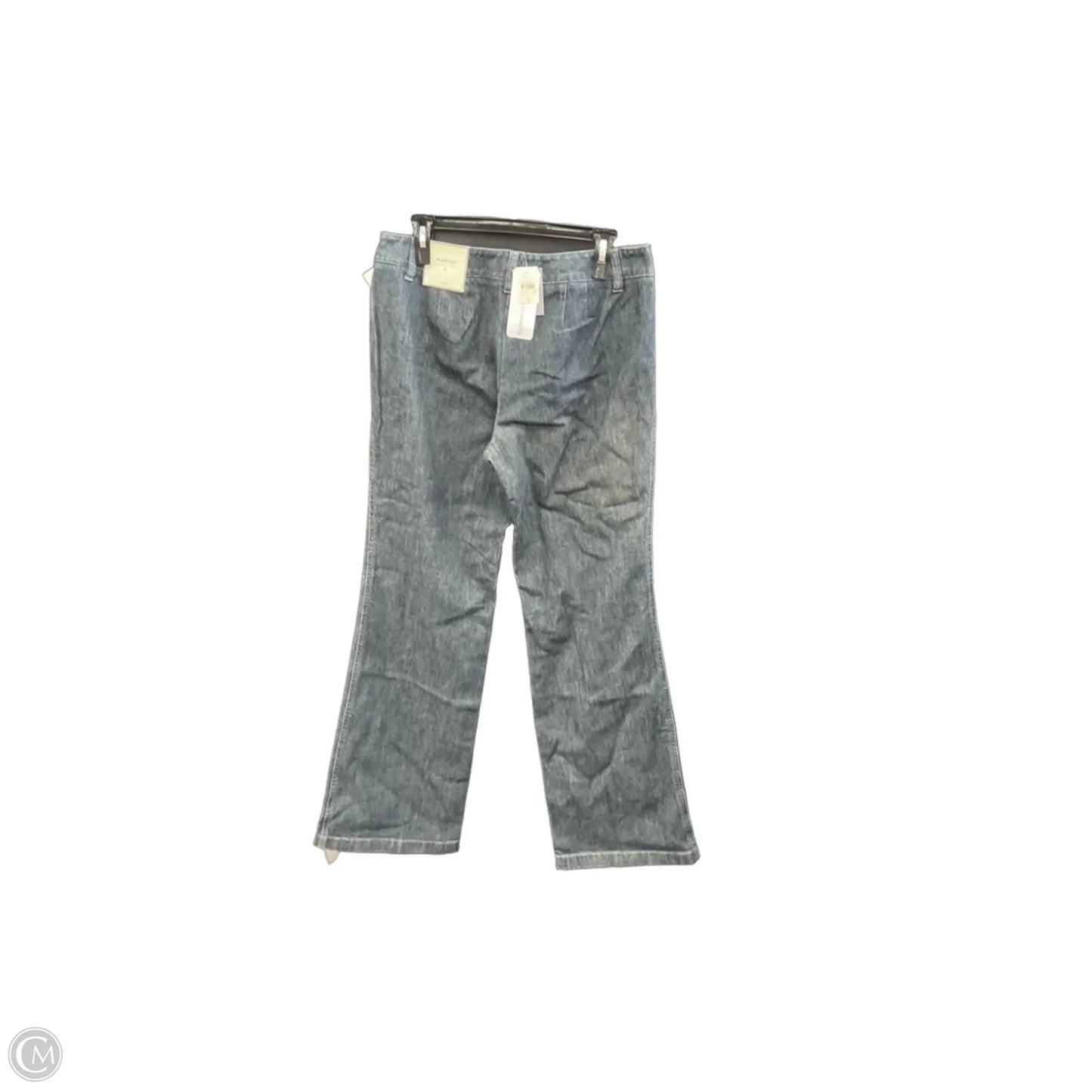 Jeans Wide Leg By Ann Taylor In Blue Denim, Size: 8