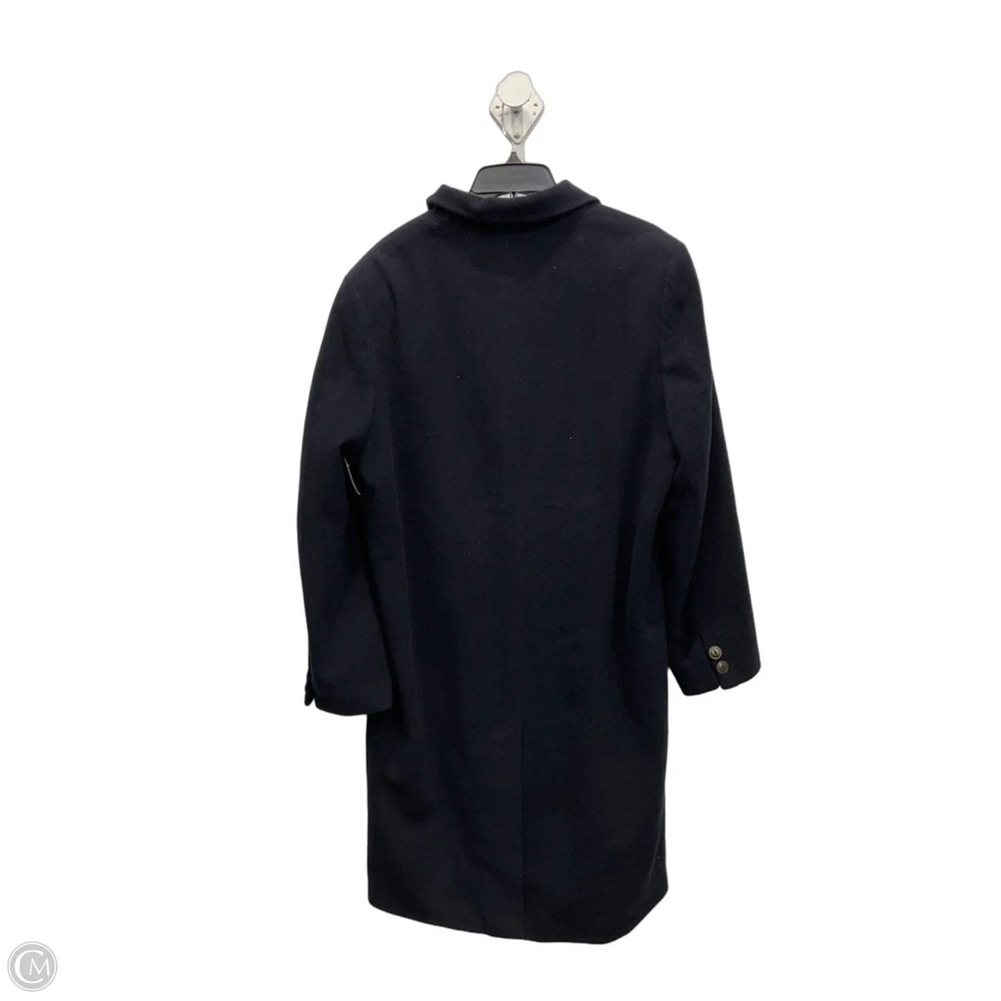 Coat Trench Coat By Dkny In Navy, Size: M