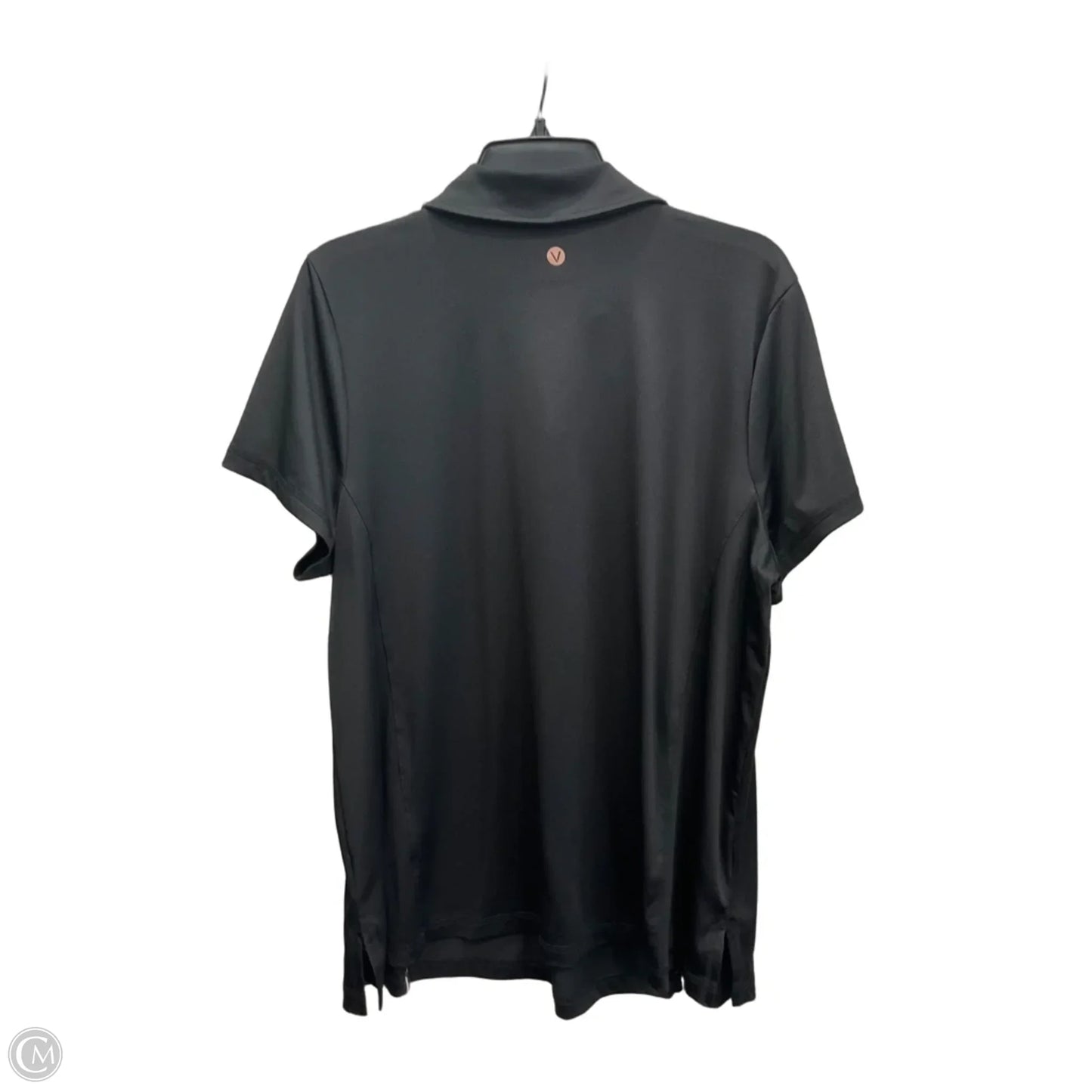 Top Short Sleeve By Livi Active In Black, Size: Xl