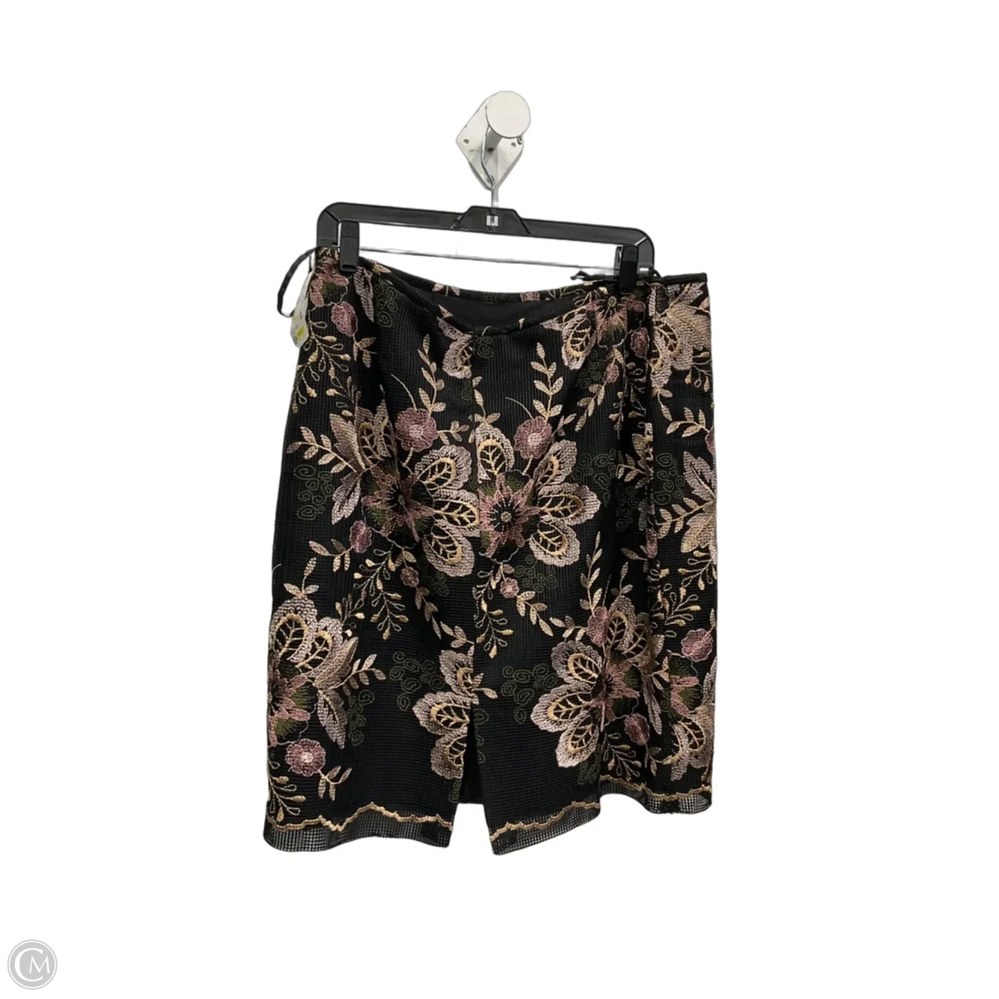 Skirt Midi By Tahari In Black, Size: 16