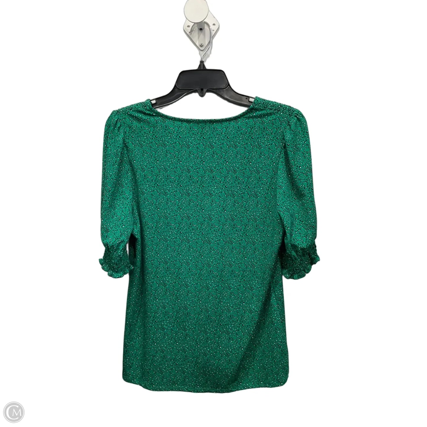 Top Short Sleeve By Adrianna Papell In Green, Size: S