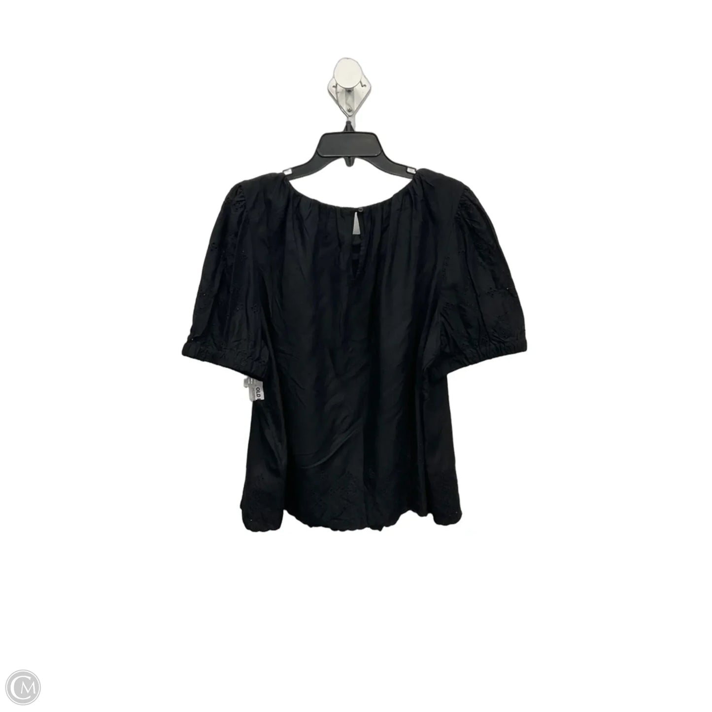 Top Short Sleeve Basic By Old Navy In Black, Size: Xl