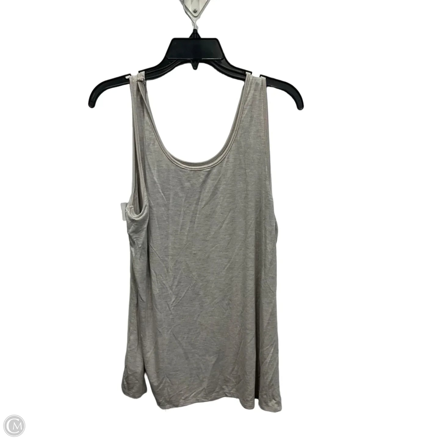 Top Sleeveless By H For Halston In Grey, Size: L