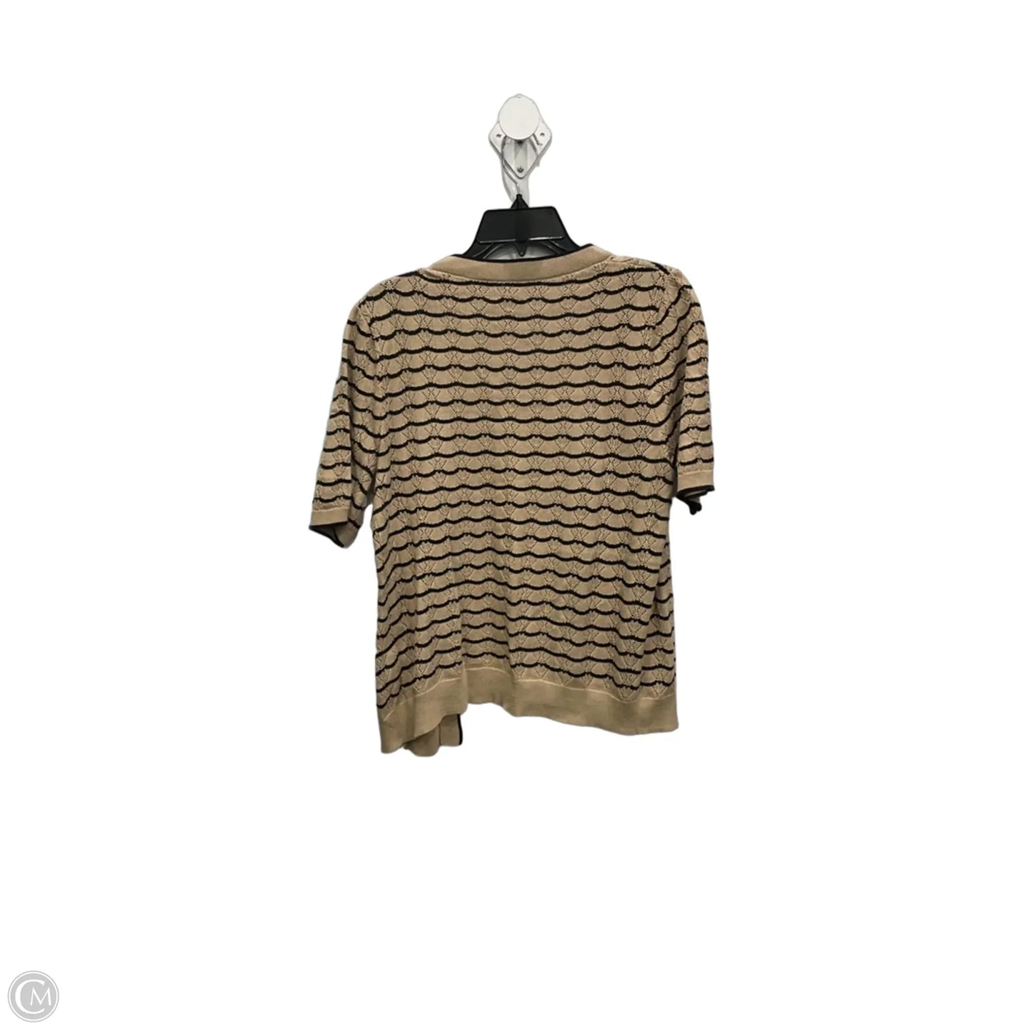 Cardigan By J. Crew In Tan & White, Size: M
