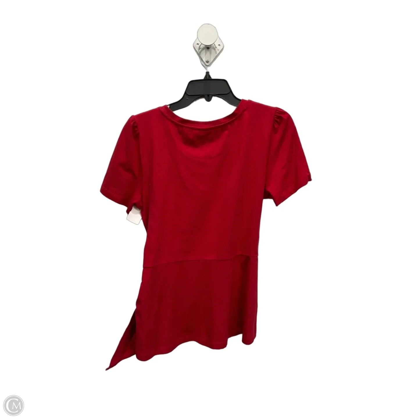 Top Short Sleeve By Maeve In Red, Size: L