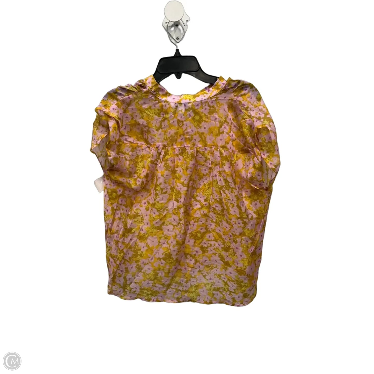 Top Short Sleeve By Clothes Mentor In Maroon, Size: M
