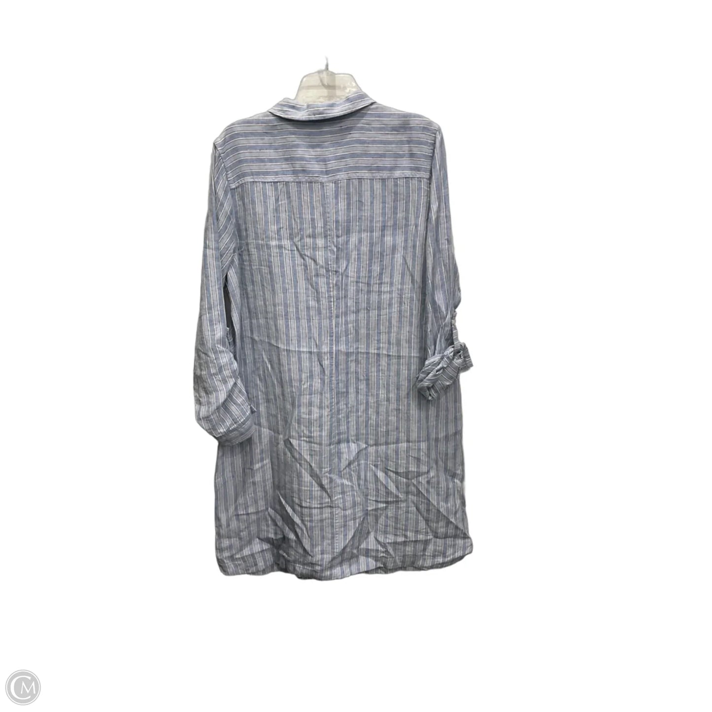 Dress Casual Midi By J. Jill In Blue & White, Size: L