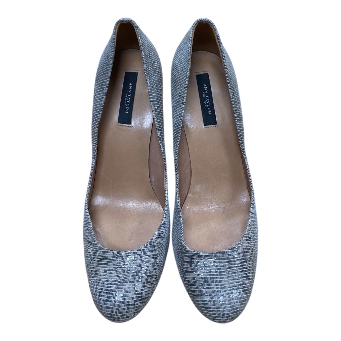 Shoes Heels Stiletto By Ann Taylor In Green, Size:8.5