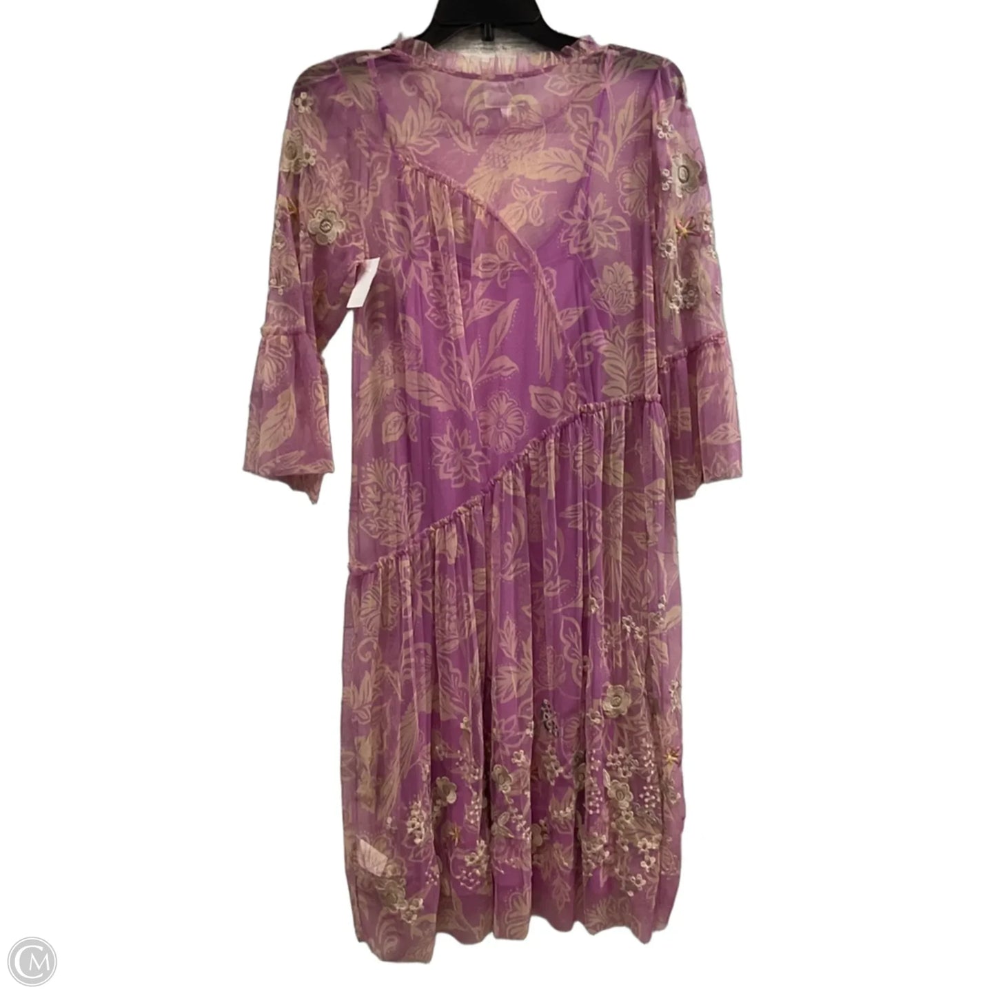Dress Casual Midi By Johnny Was In Pink, Size: S