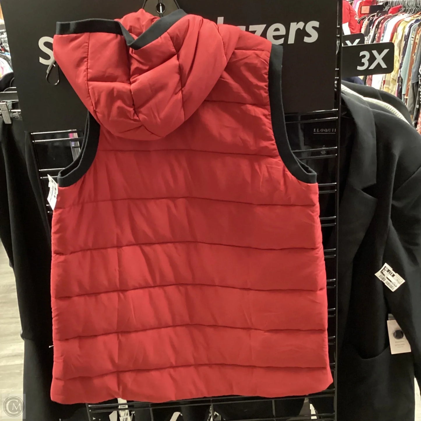Vest Puffer & Quilted By J. Jill In Red, Size: M